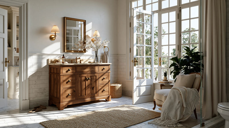Antique vs. Antique-Style Bathroom Vanity: Which Is the Smarter Buy?