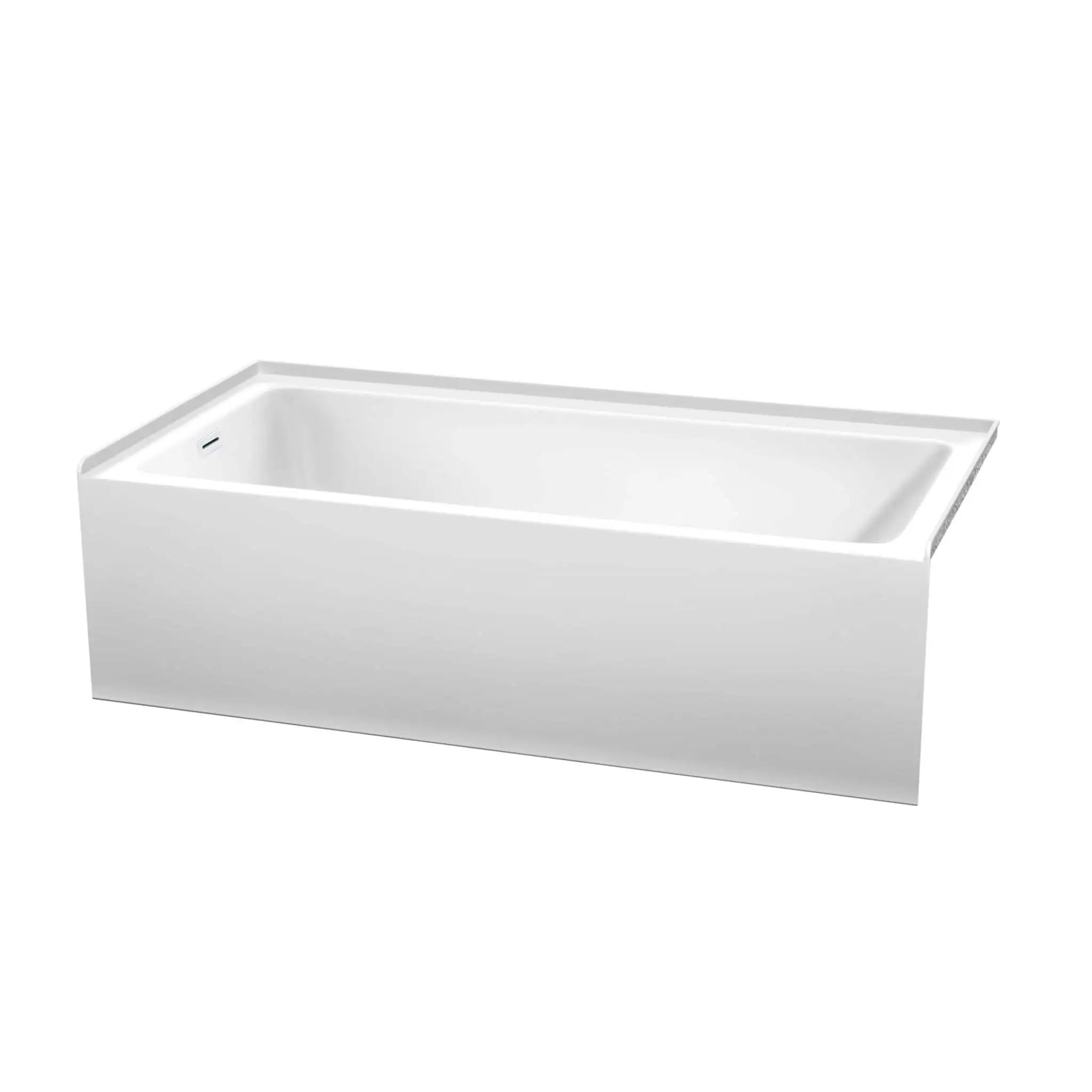 18" White Alcove Bathtub - Grayley by Wyndham (WCBTW16030L18SWTRIM) image