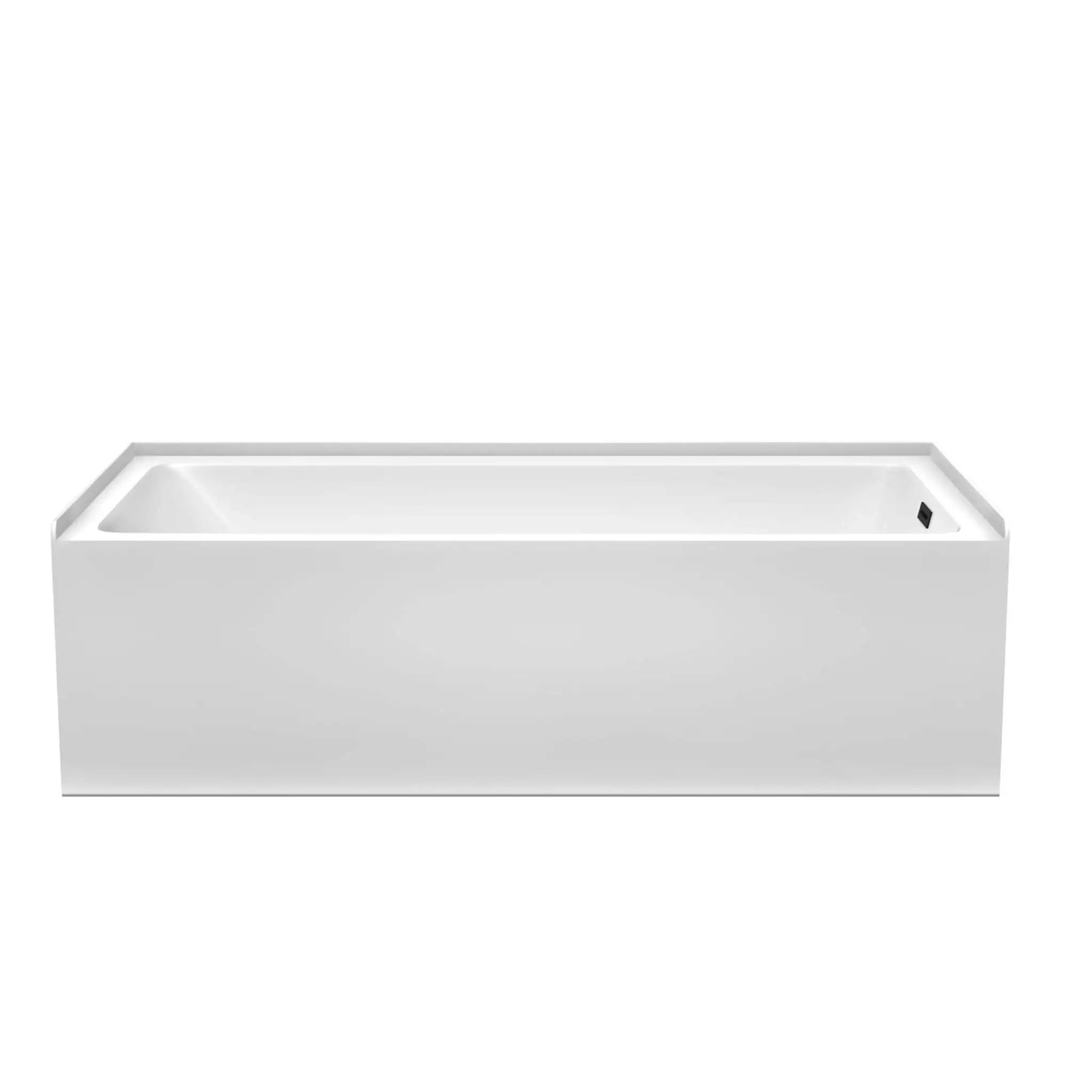 18" White Alcove Bathtub - Grayley by Wyndham (WCBTW16030R18MBTRIM) image 2
