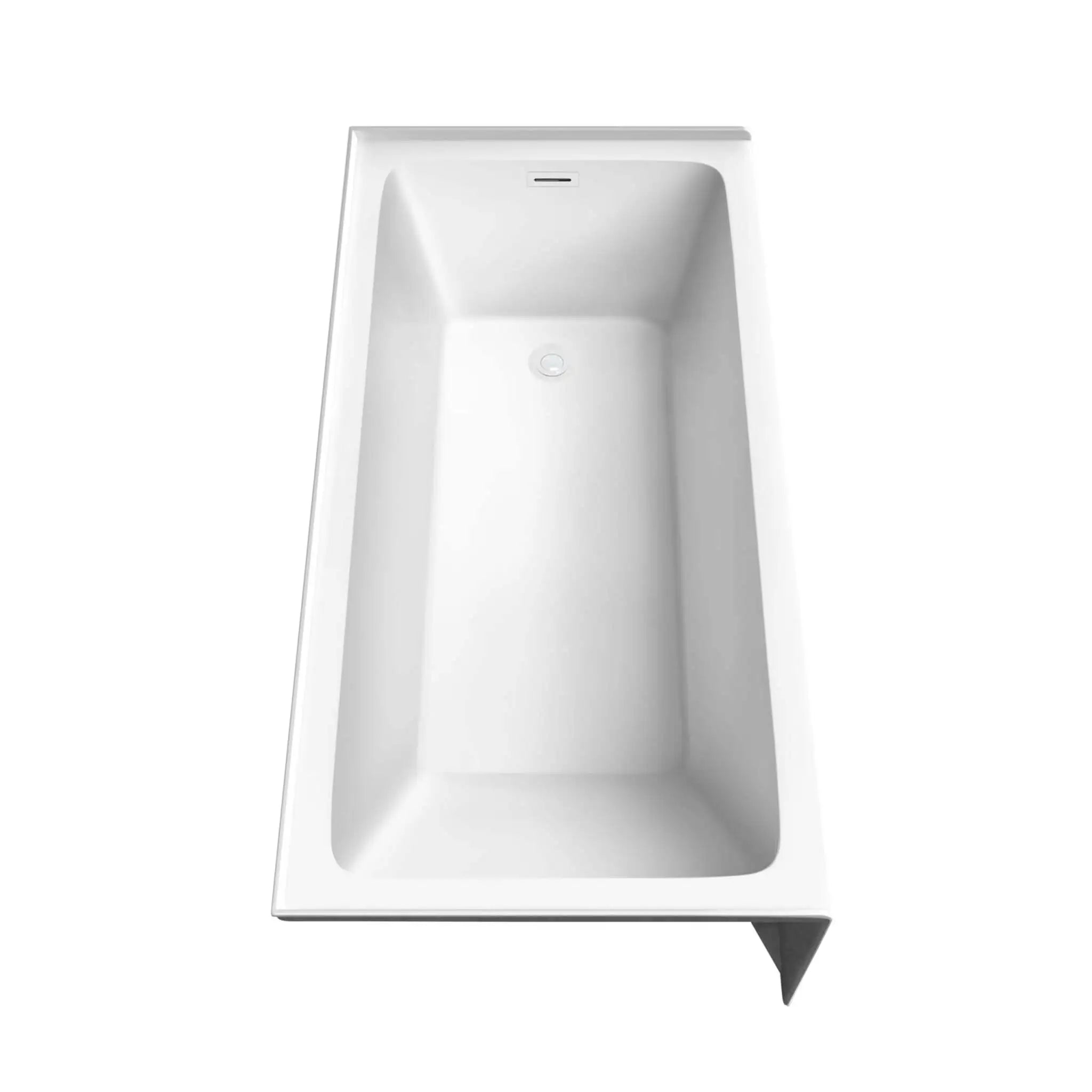 18" White Alcove Bathtub - Grayley by Wyndham (WCBTW16030R18SWTRIM) image 3