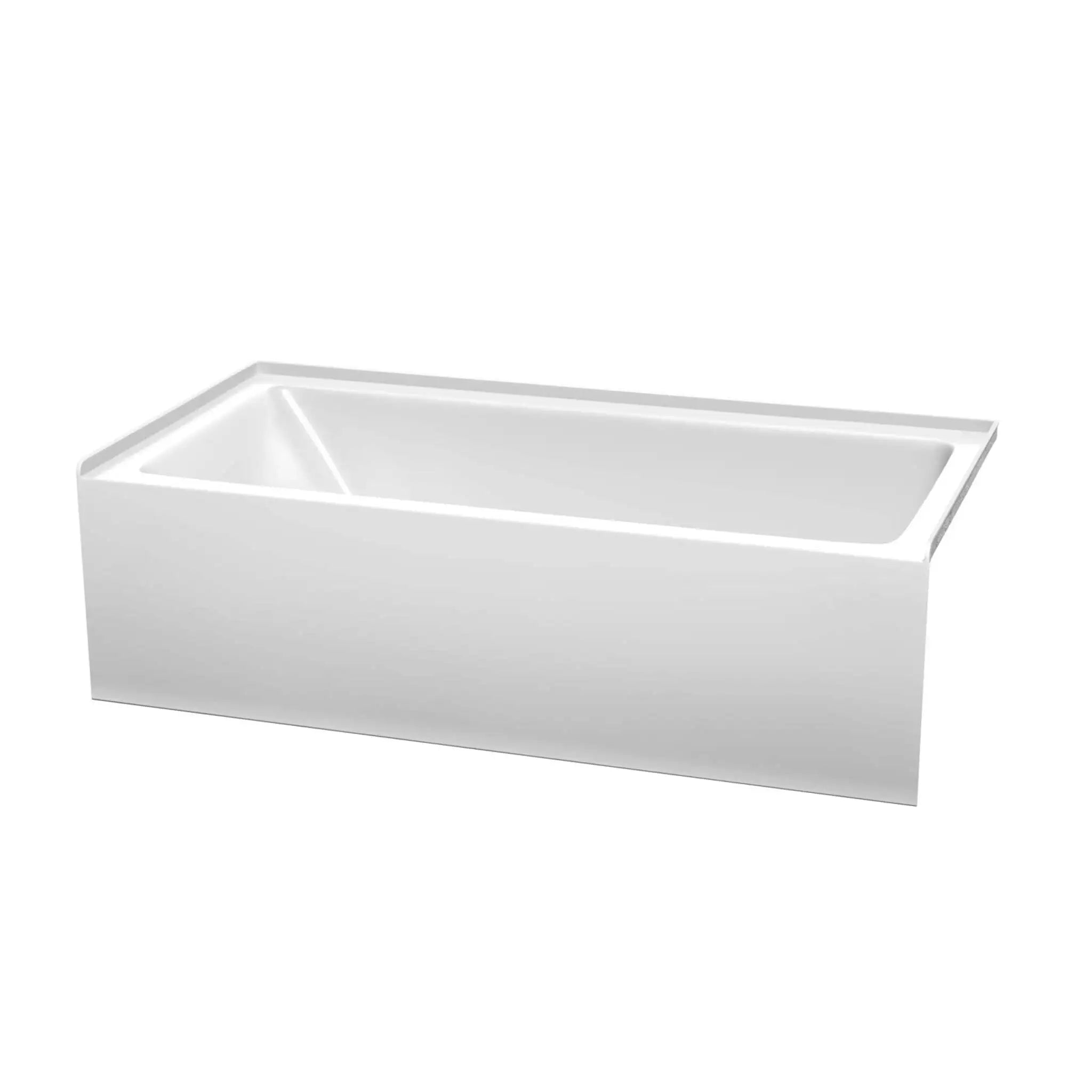 18" White Alcove Bathtub - Grayley by Wyndham (WCBTW16030R18SWTRIM) image