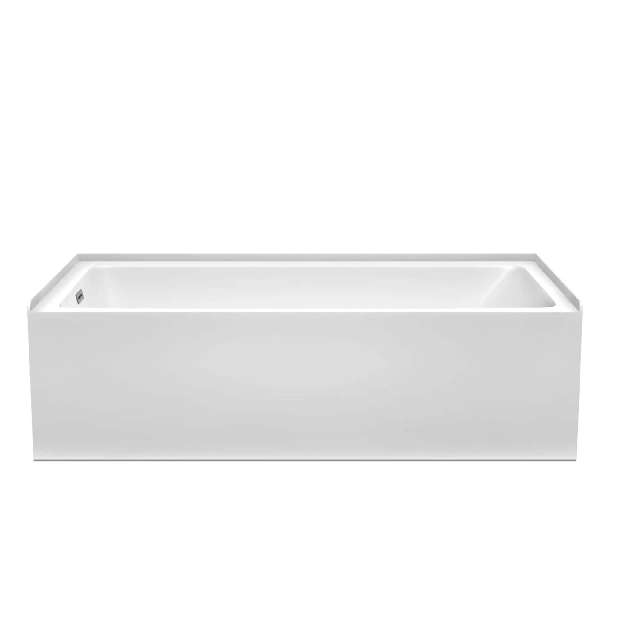 18" White Alcove Bathtub - Grayley by Wyndham (WCBTW16032L18BNTRIM) image 2