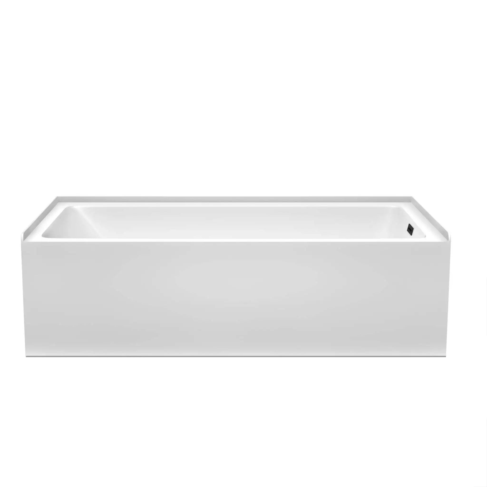 18" White Alcove Bathtub - Grayley by Wyndham (WCBTW16032R18MBTRIM) image 2