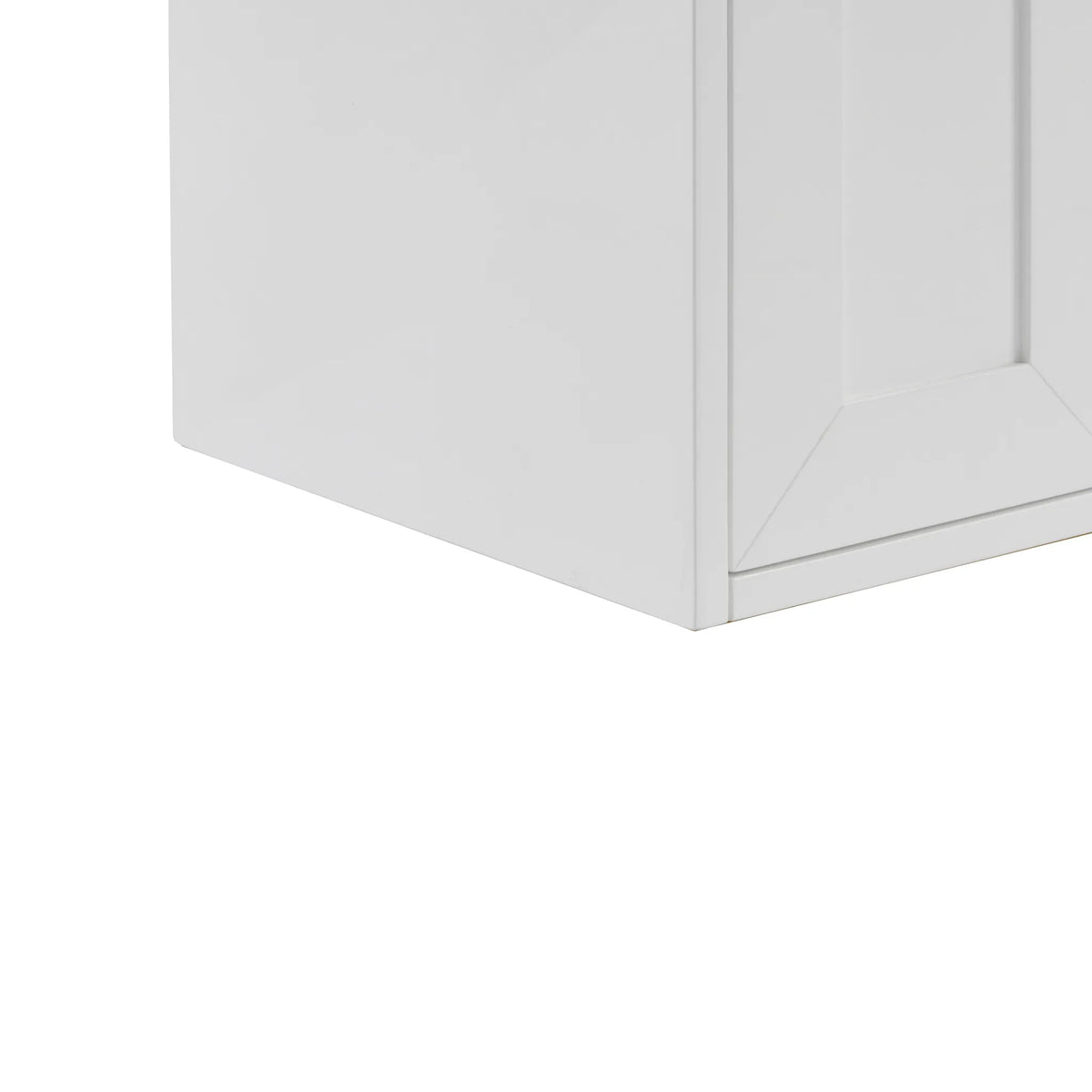 20" Chianti Single Cabinet in Glossy White in Champagne Brass-Cabinet Only image 9