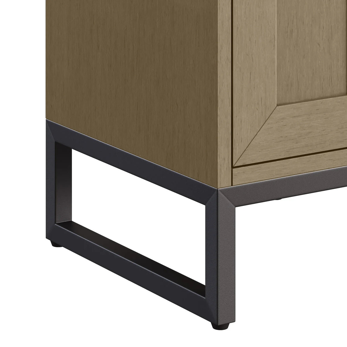 20" Chianti Single Cabinet in Walnut Whisper in Matte Black-Cabinet Only image 8