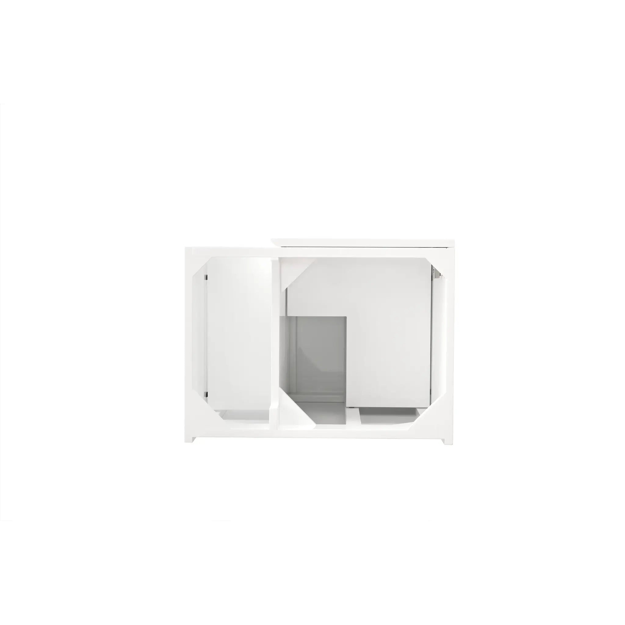 24" Alicante Single Vanity in Glossy White-Cabinet Only image 1
