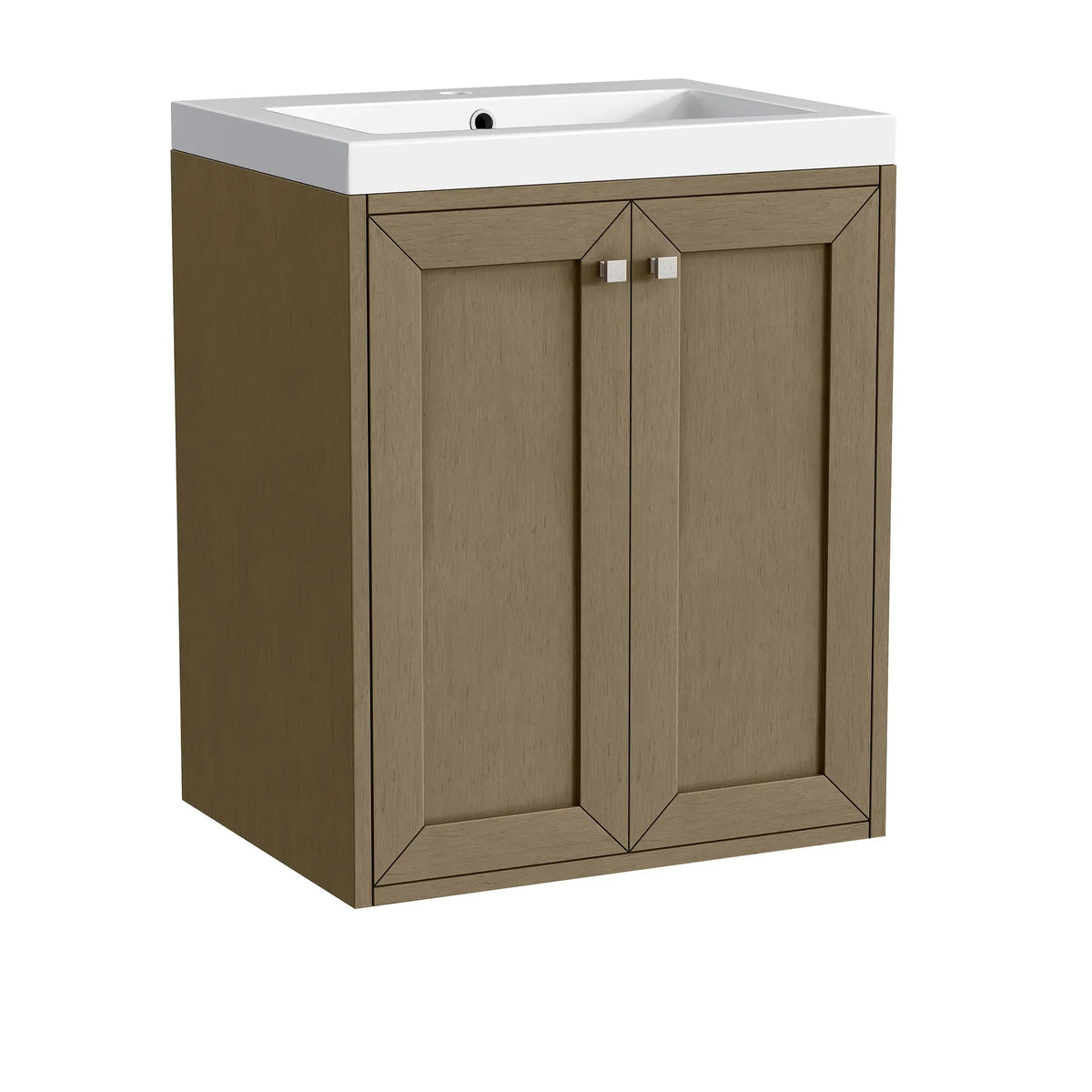 24" Chianti Single Cabinet in Walnut Whisper-White Glossy image 12