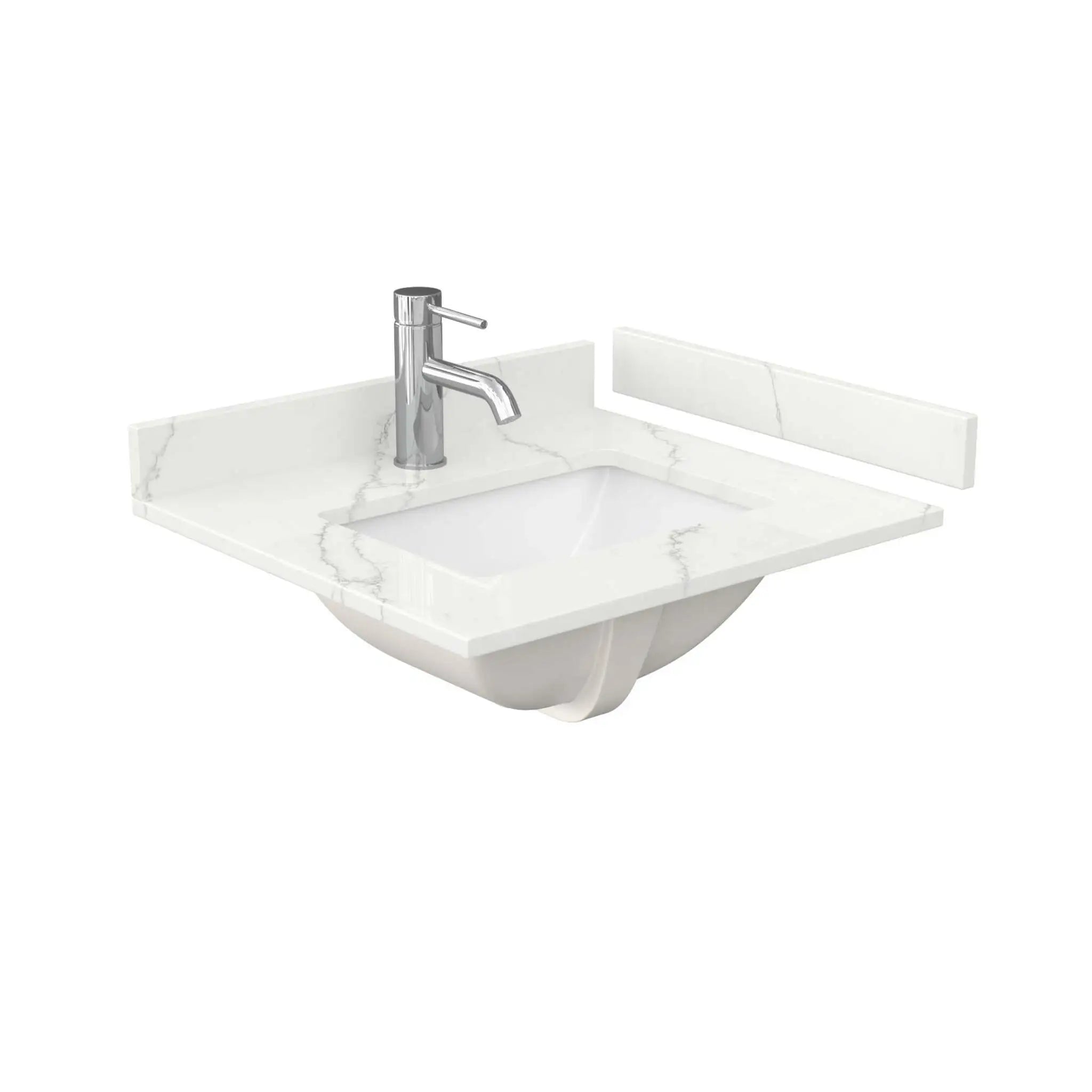 24" Palmilla Single Bathroom Vanity in Dark Walnut with Brushed Nickel Trim by Wyndham