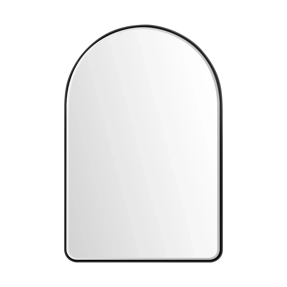 24 Inch Rohe Arched Mirror - Matte Black Image 1