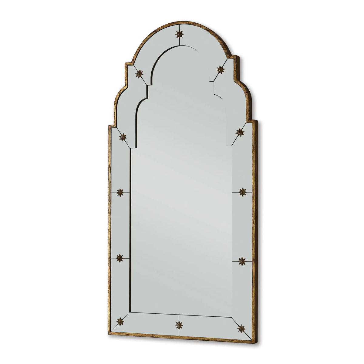 27" Star Mirror - Antique Gold by Ambella Home image