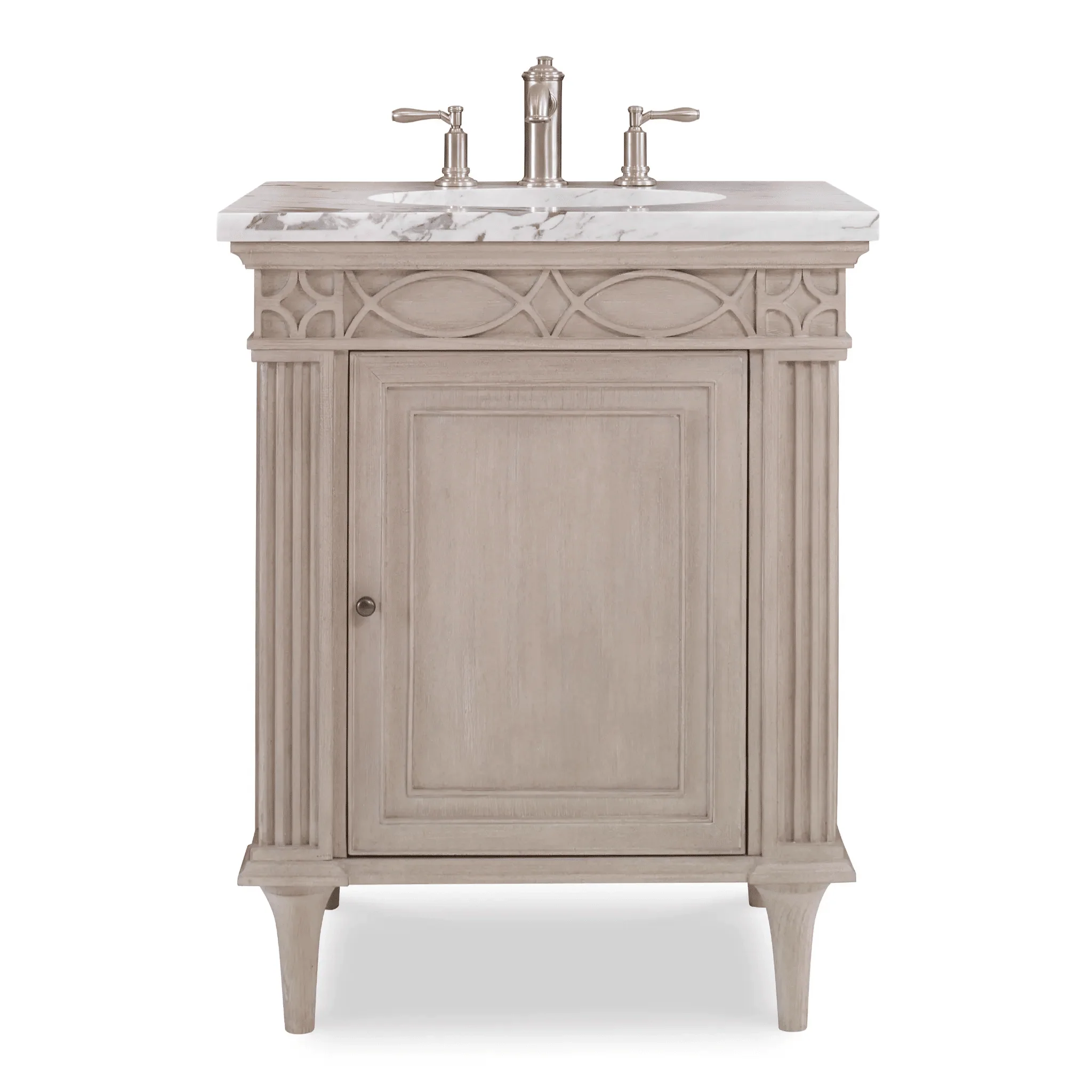 28" Seville Petite Sink Chest - French White by Ambella Home image