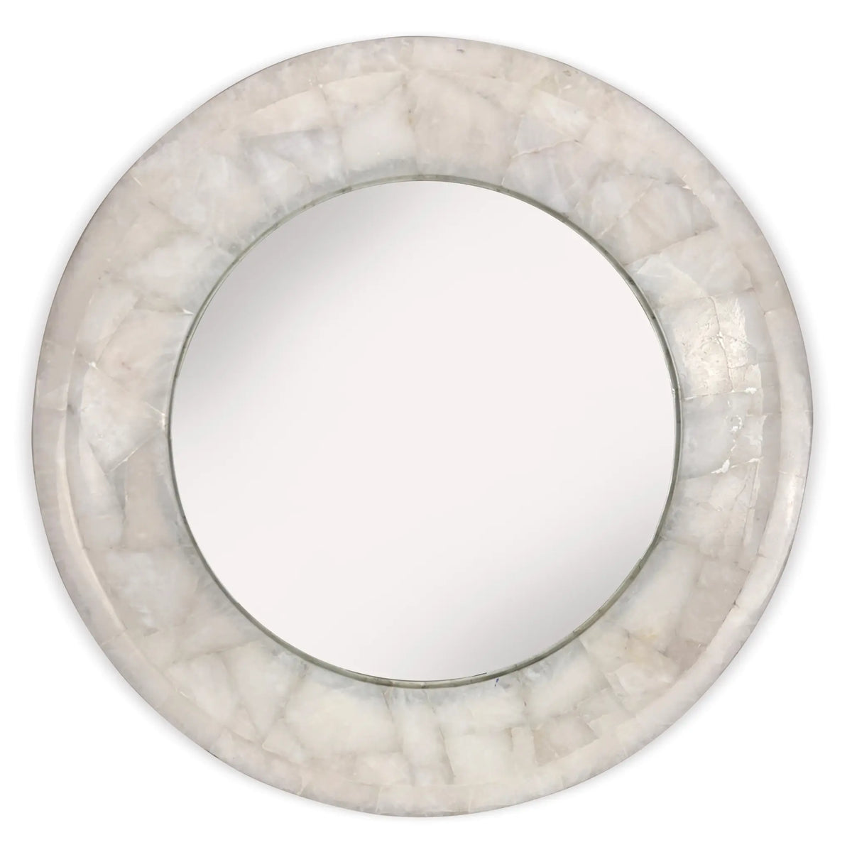 30" Allira Quartz Round Mirror by Ambella Home image