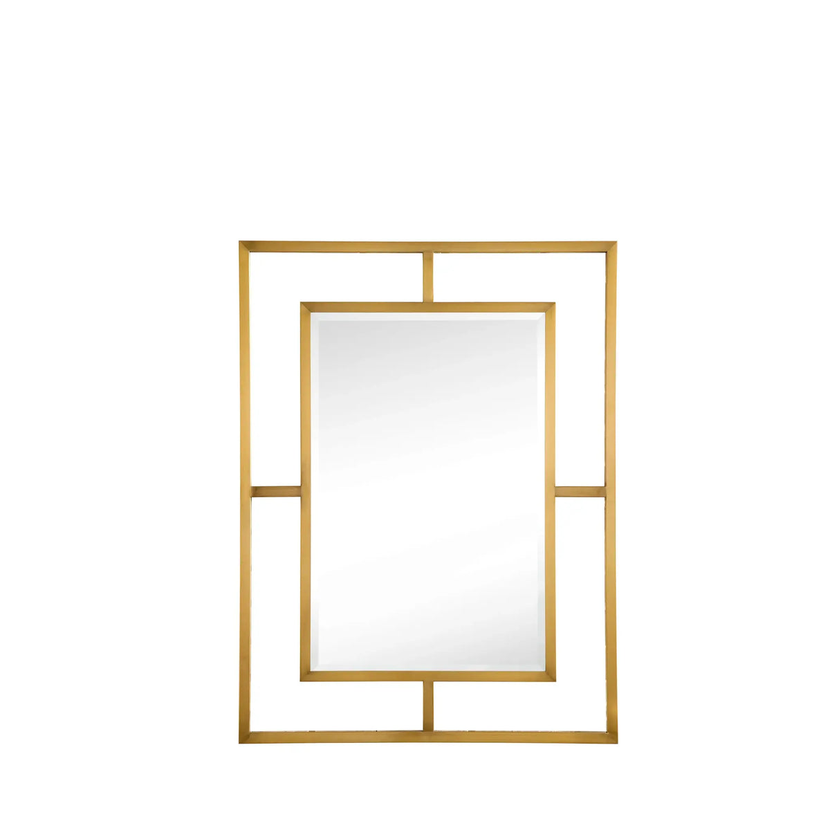 30 Inch Boston Rectangular Mirror - Radiant Gold Image 1
