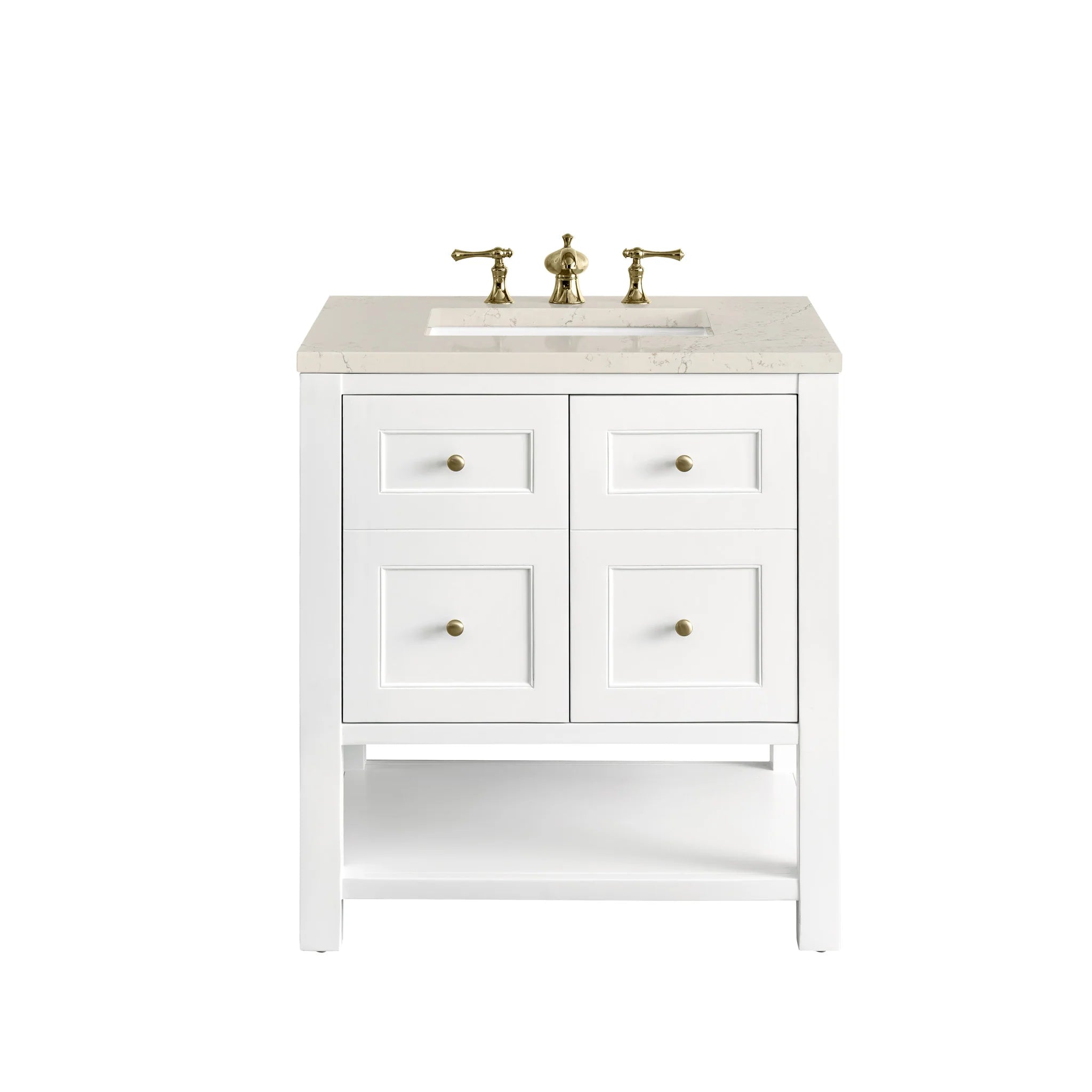 30-breckenridge-single-vanity-in-bright-white-by-james-martin-vanities-siberian-silestone image 1