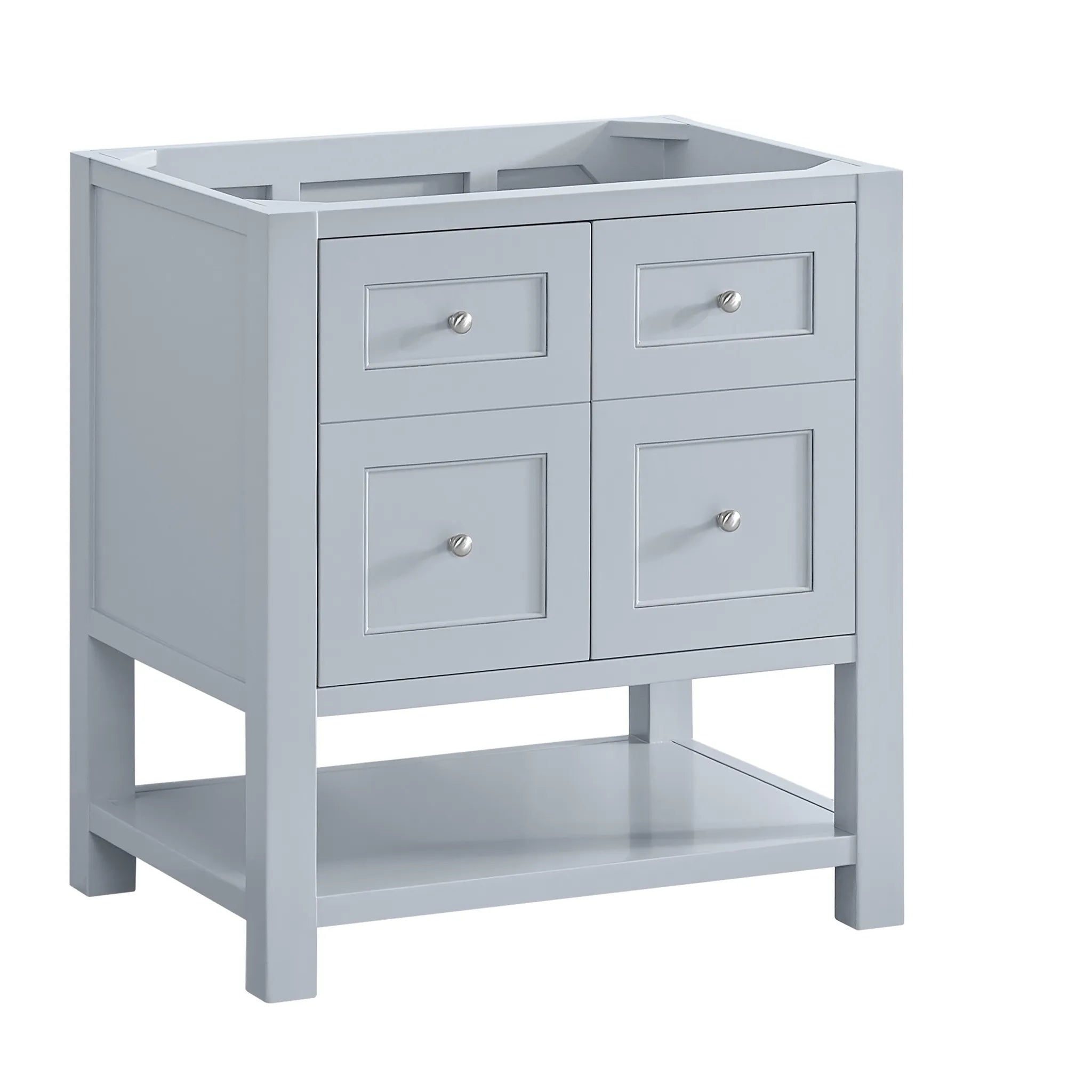 30" Breckenridge Single Vanity in Serenity Blue-Lime Delight Silestone-8" Widespread image 1
