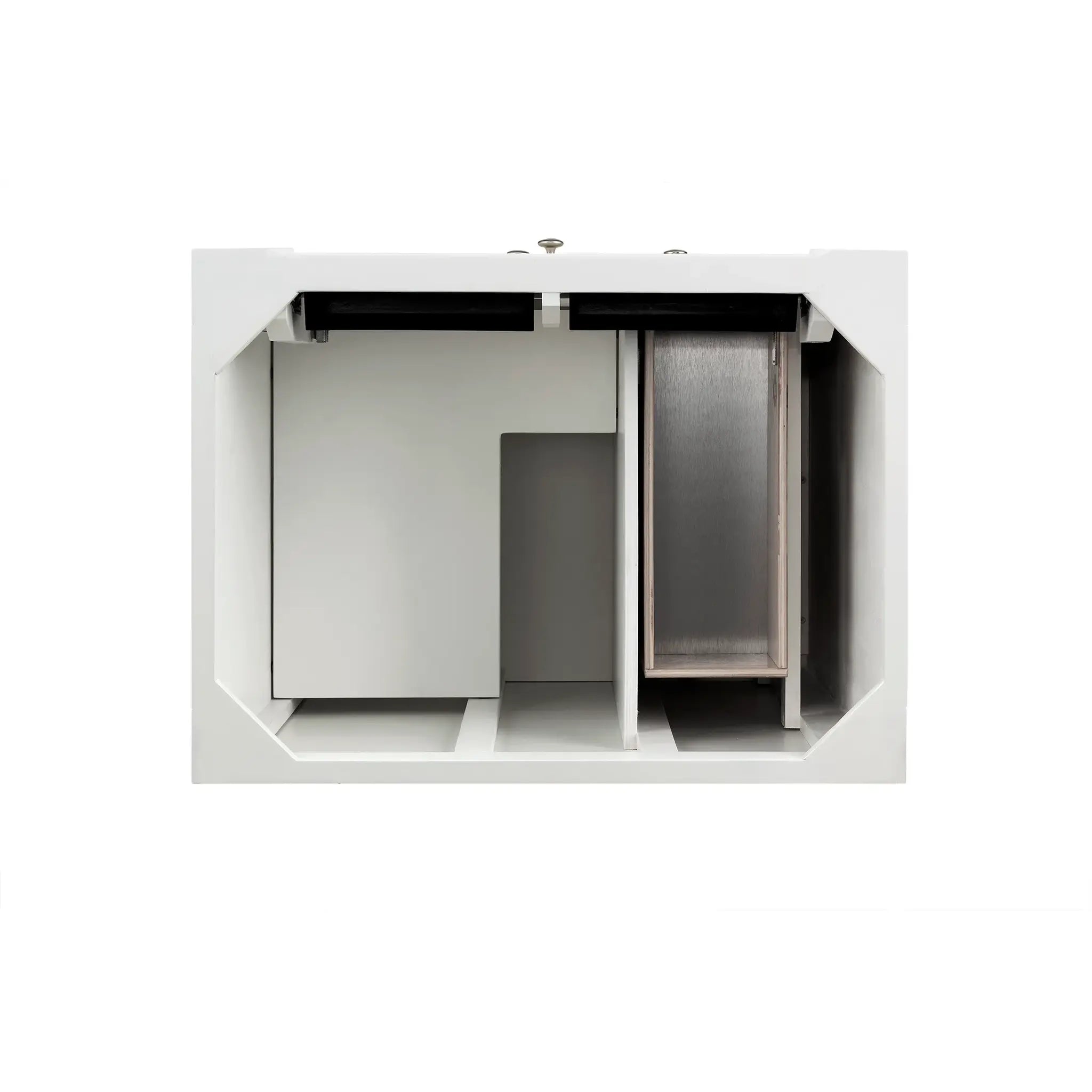 30" Bristol Single Vanity in Bright White-Cabinet Only-Not Available image 1