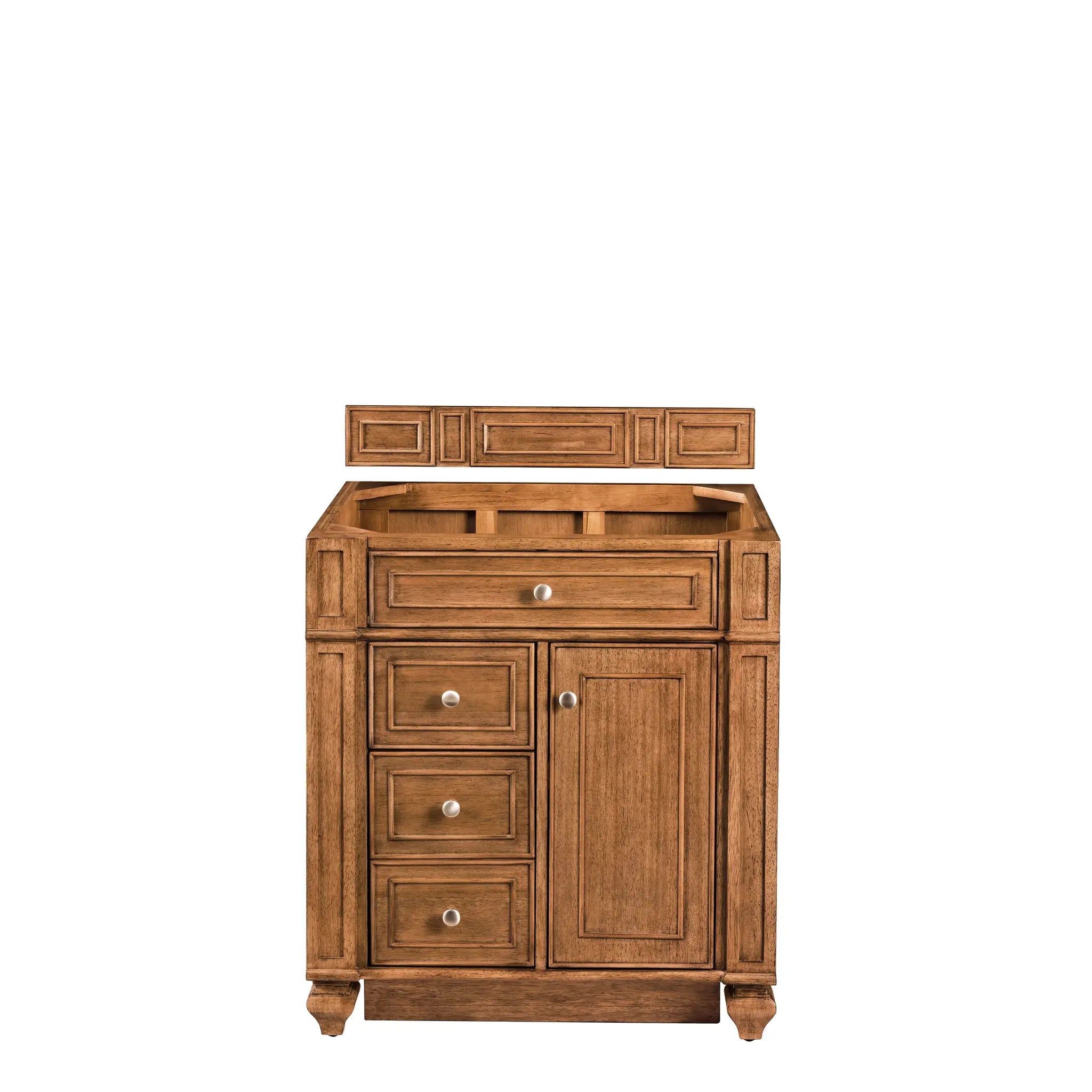 30" Bristol Single Vanity in Saddle Brown-Cabinet Only-Not Available image
