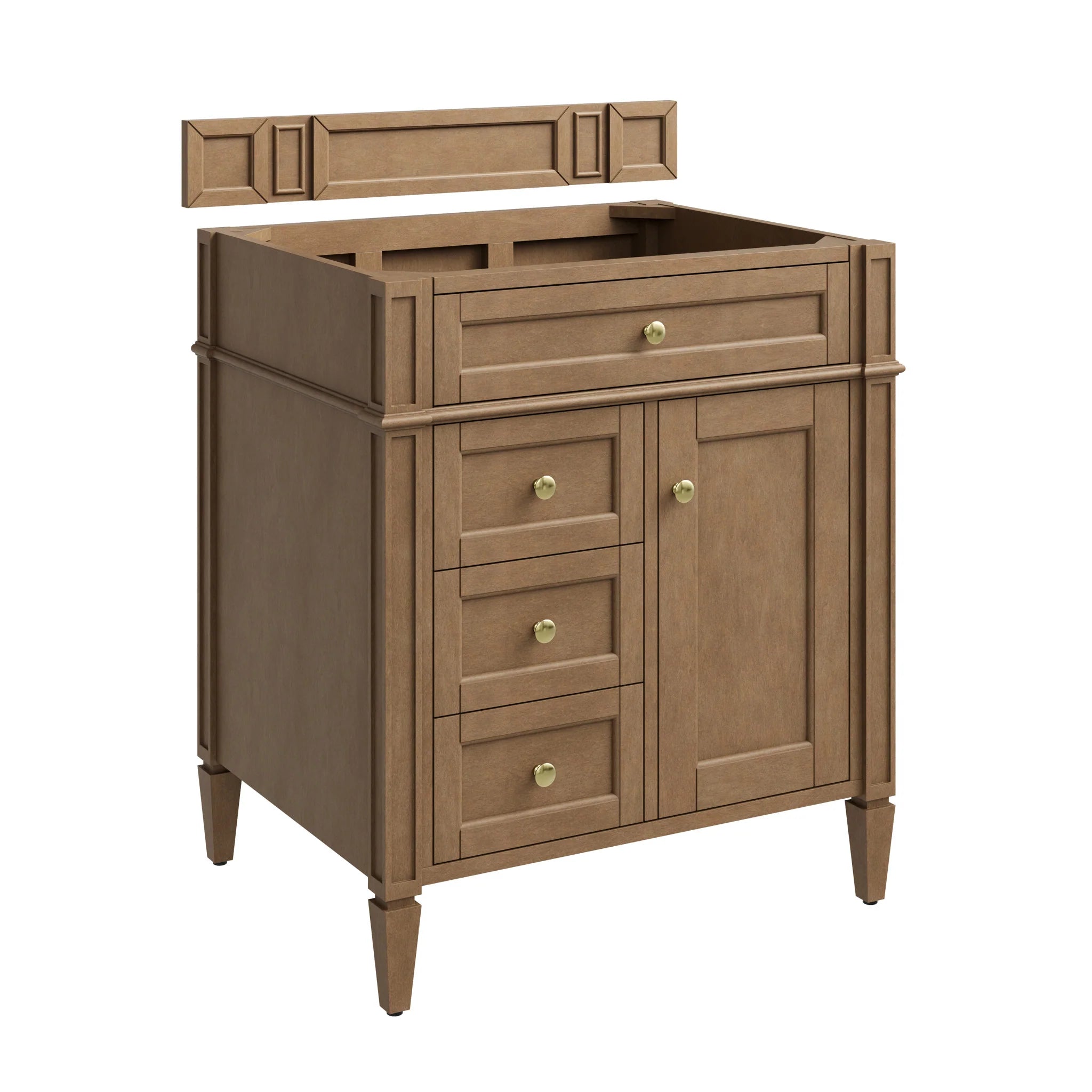 30" Brittany Single Vanity in Pecan by James Martin Vanities-Phantome Eclos 8