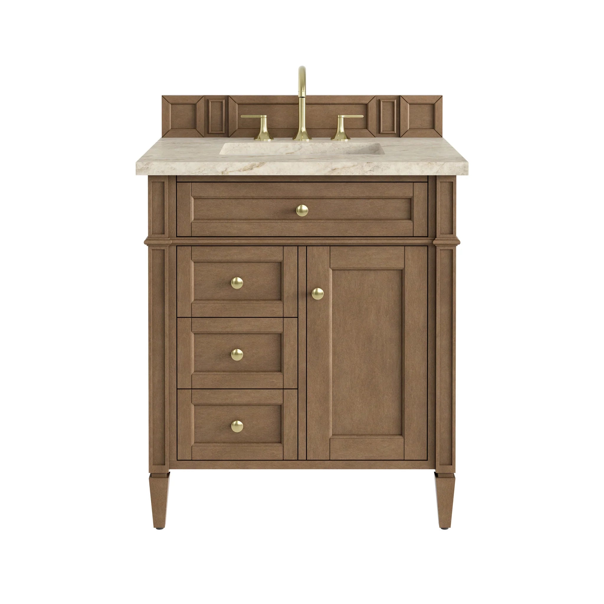 30" Brittany Single Vanity in Pecan by James Martin Vanities-Tajnar Eclos