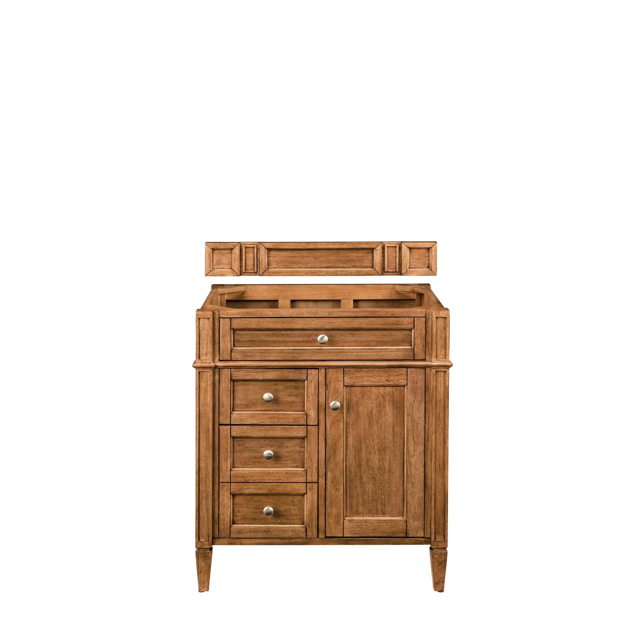 30" Brittany Single Vanity in Saddle Brown-Cabinet Only-Not Available image