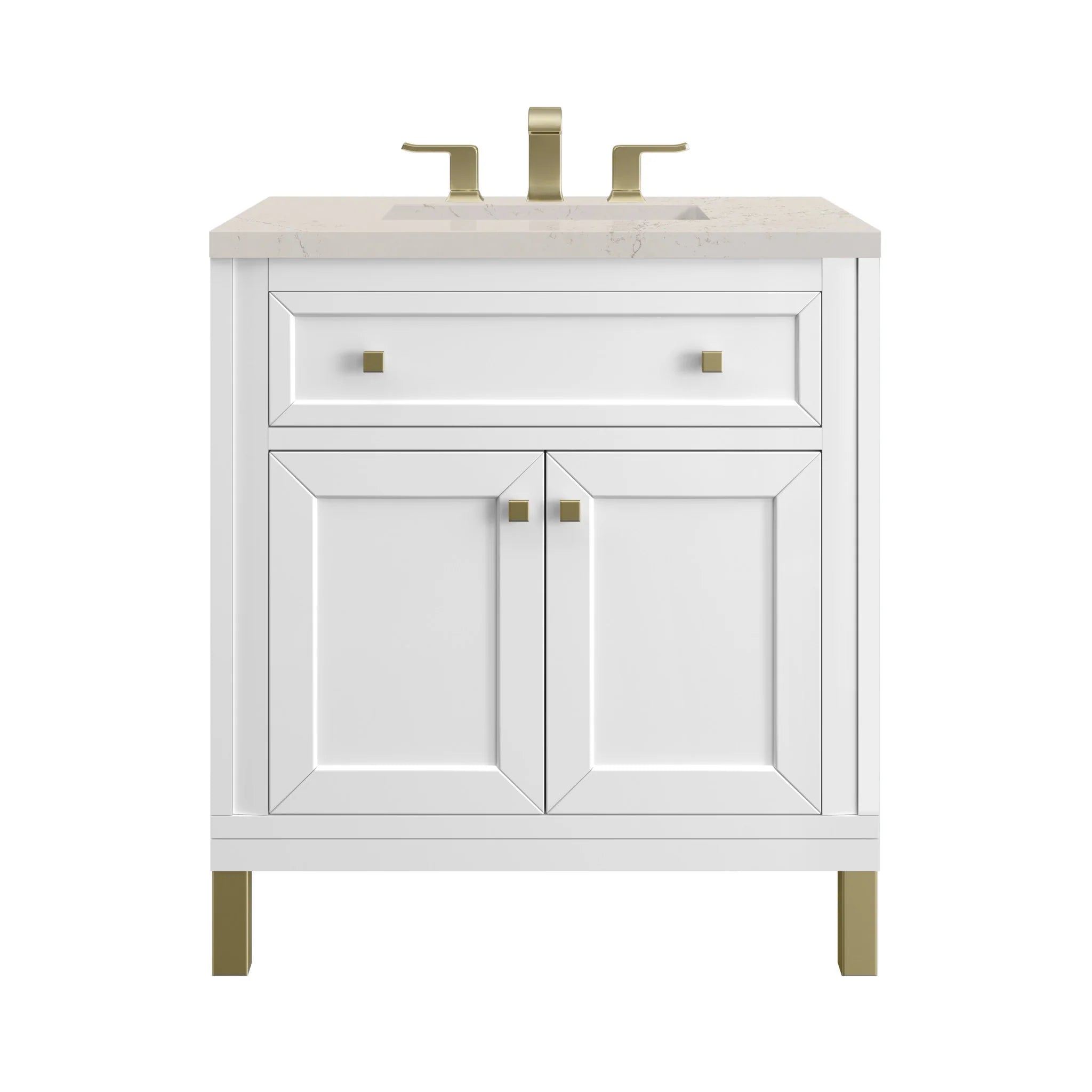 30-chicago-single-vanity-in-glossy-white-by-james-martin-vanities-siberian-silestone image 1