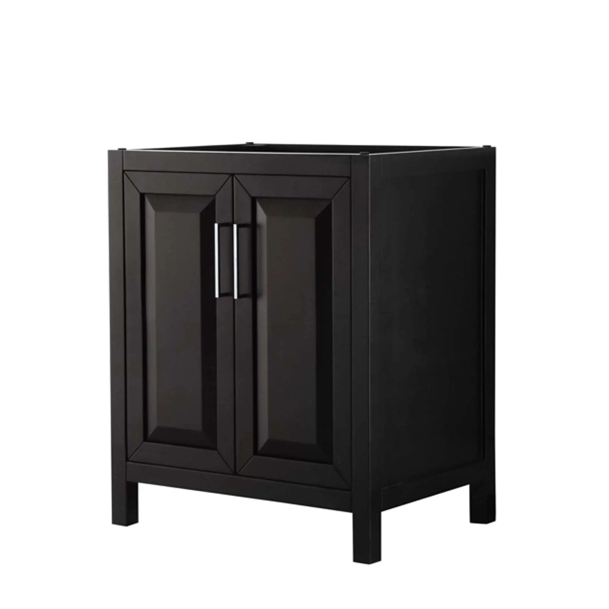 30" Daria Single Bathroom Vanity in Dark Espresso with Polished Chrome Trim by Wyndham
