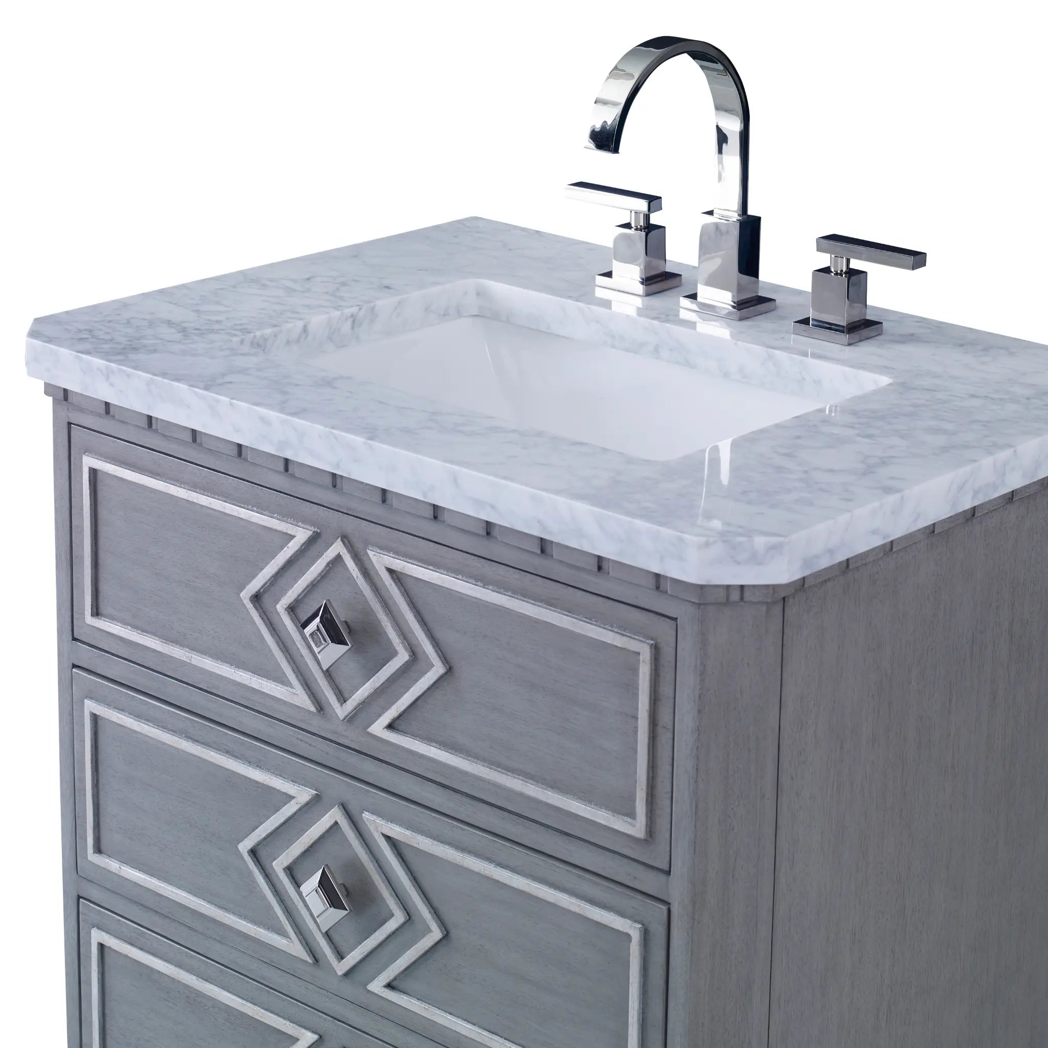 30" Diamond Sink Chest by Ambella Home image 2