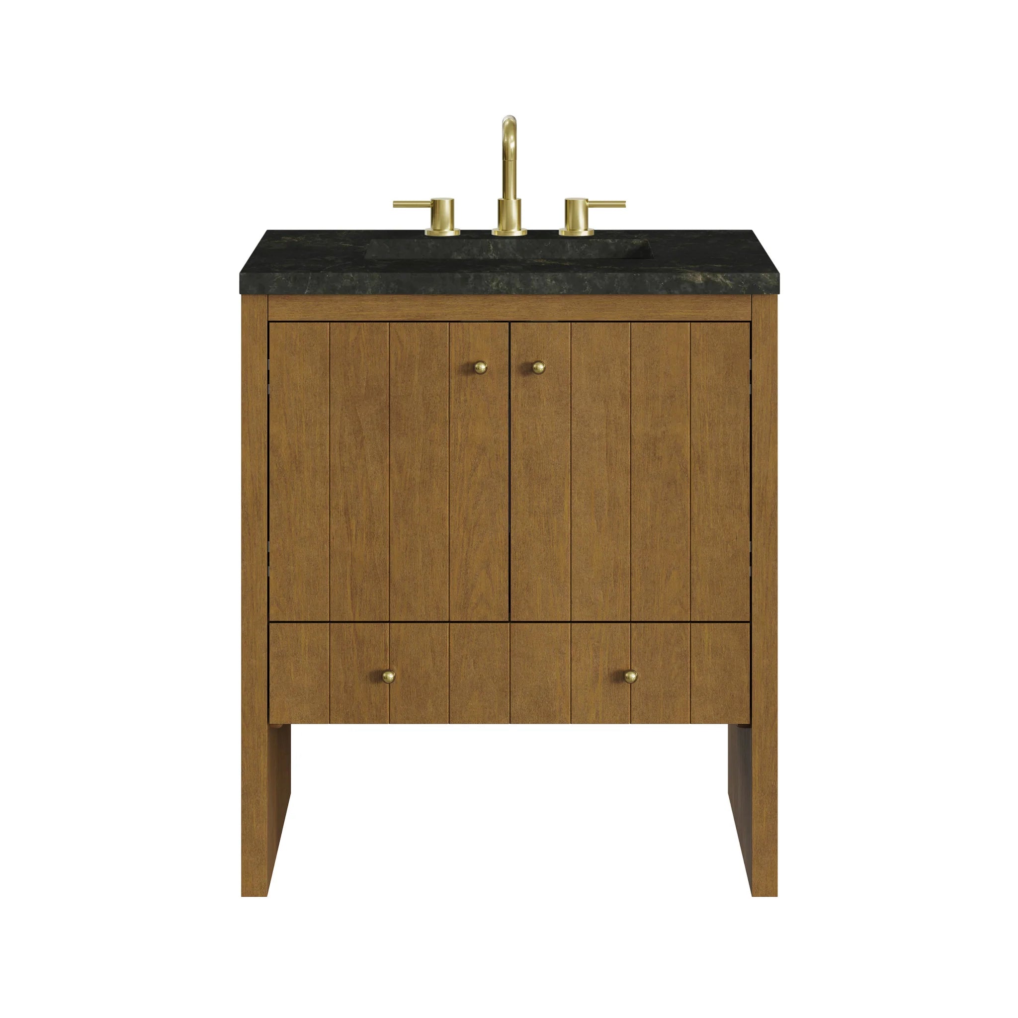 30" Hudson Single Vanity in Honey Oak by James Martin Vanities-Phantome Eclos