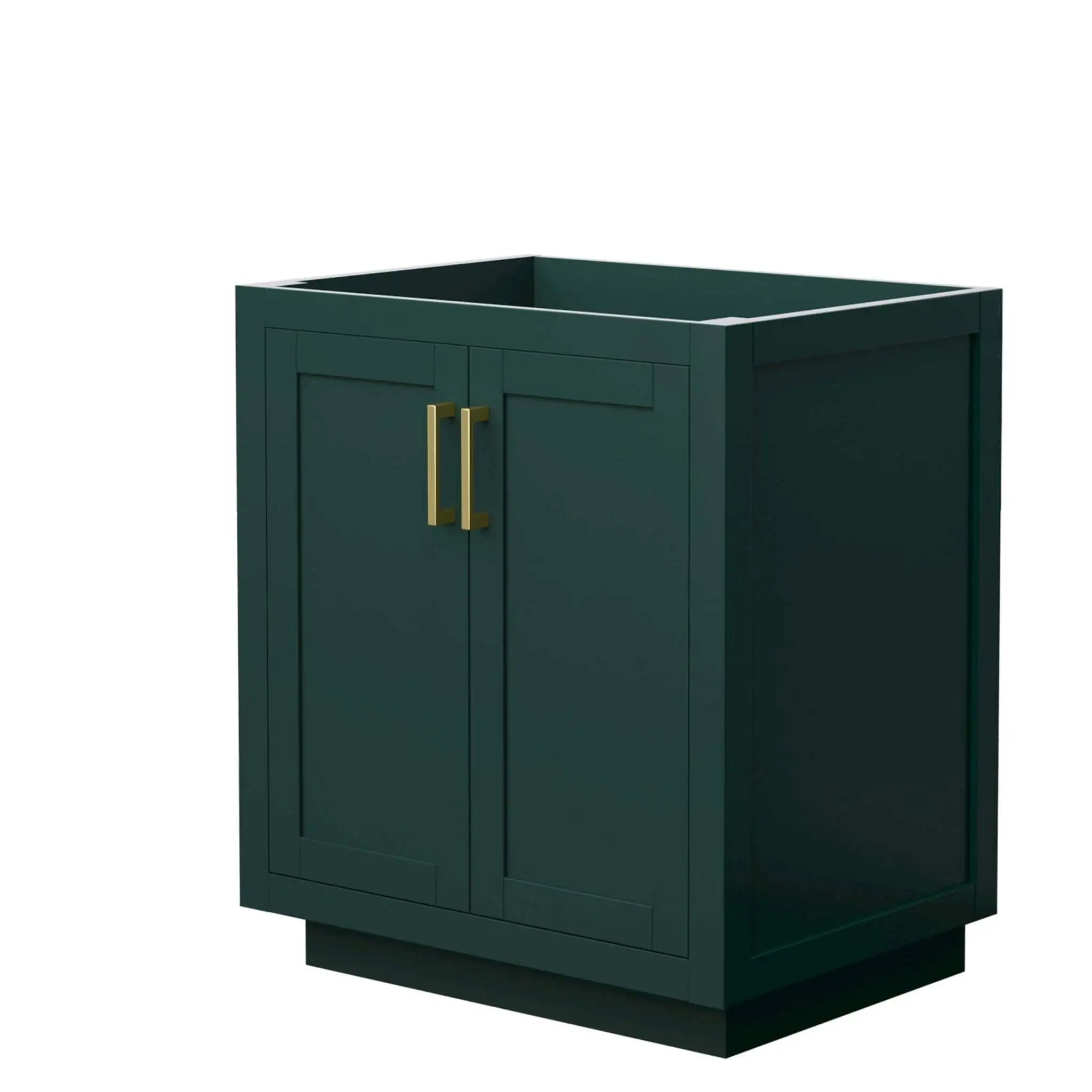 30" Miranda Single Bathroom Vanity in Green with Brushed Gold Trim by Wyndham