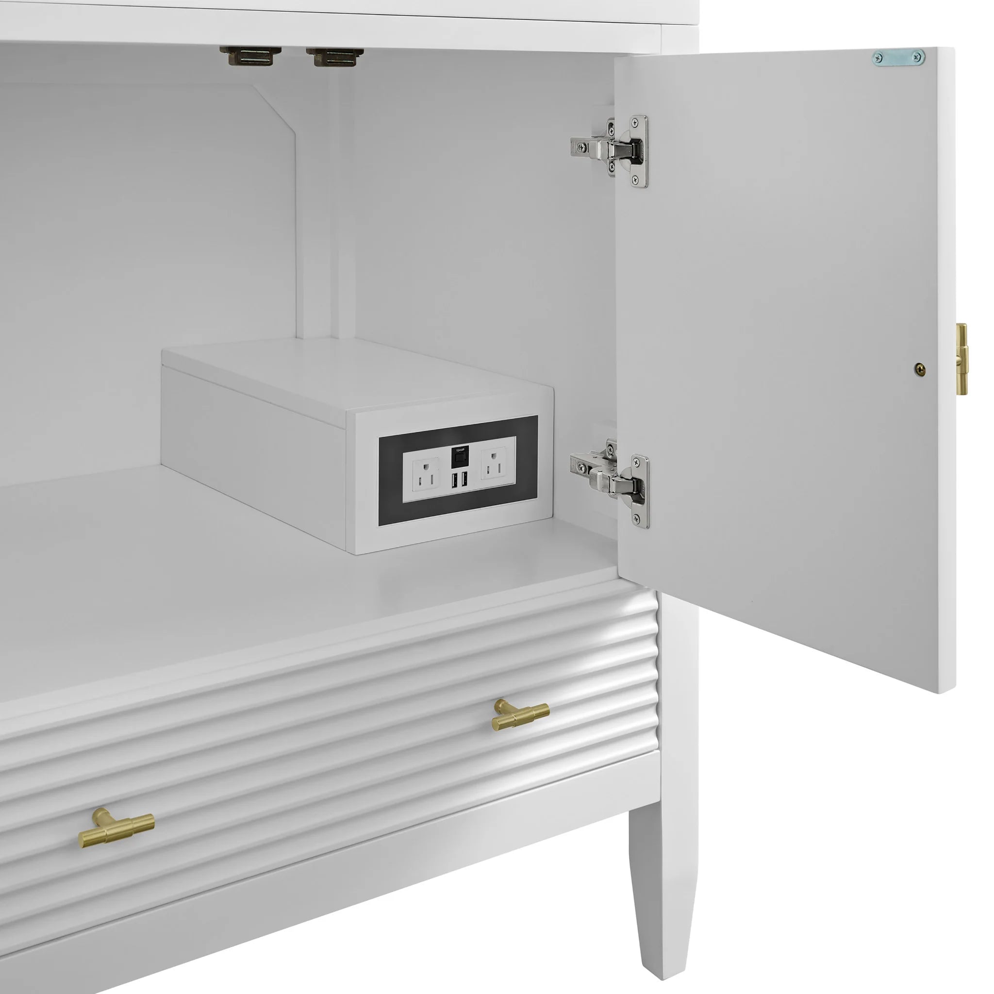 30" Myrrin Single Vanity in Bright White by James Martin Vanities-Phantome Eclos 12