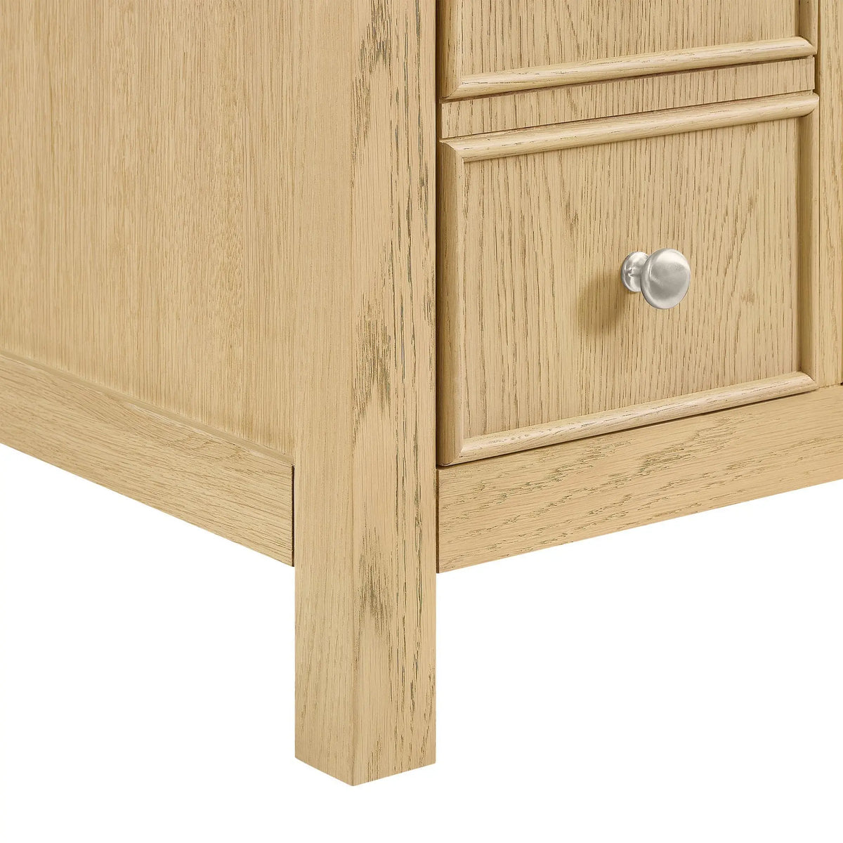 48" Rian Single Bathroom Vanity Scandinavian Oak Brushed Nickel Trim by wyndham View 20