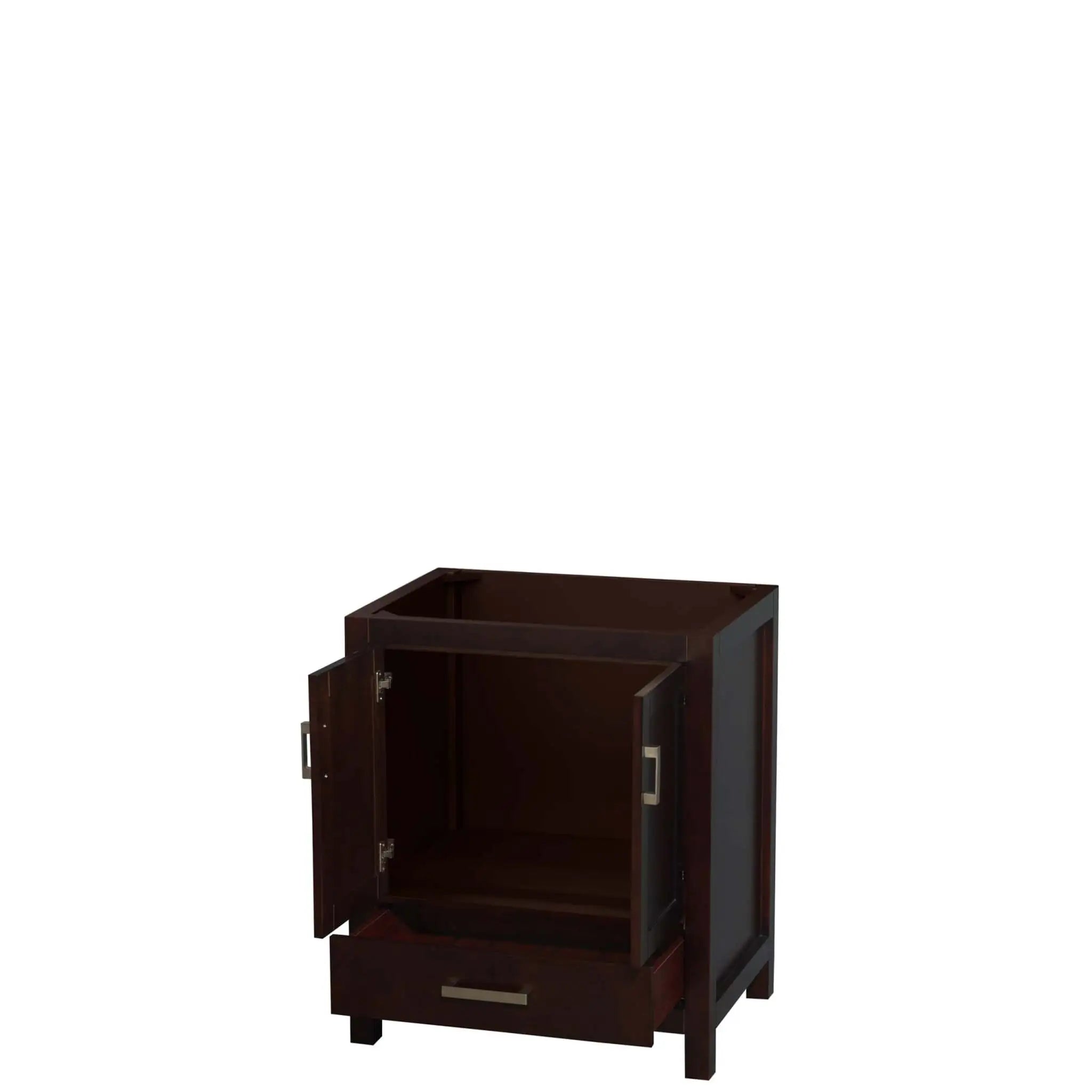 30" Sheffield Single Bathroom Vanity in Espresso with Brushed Chrome Trim by Wyndham