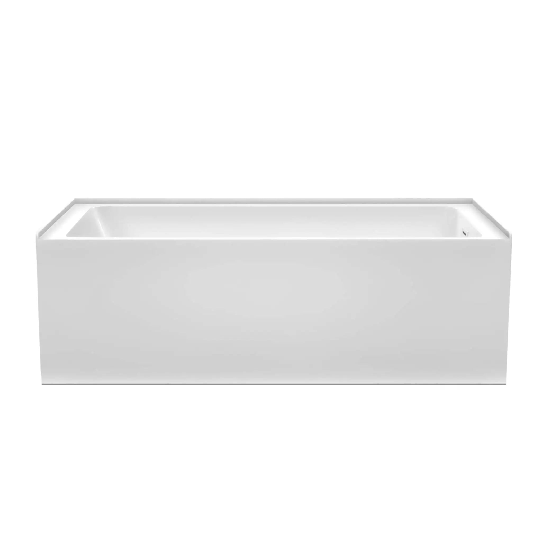 32" White Alcove Bathtub - Grayley by Wyndham (WCBTW16632RSWTRIM) image 2