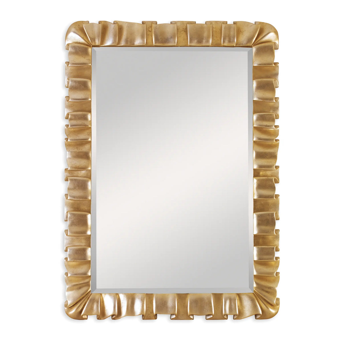 34" Arcadian Mirror - Champagne Leaf by Ambella Home image