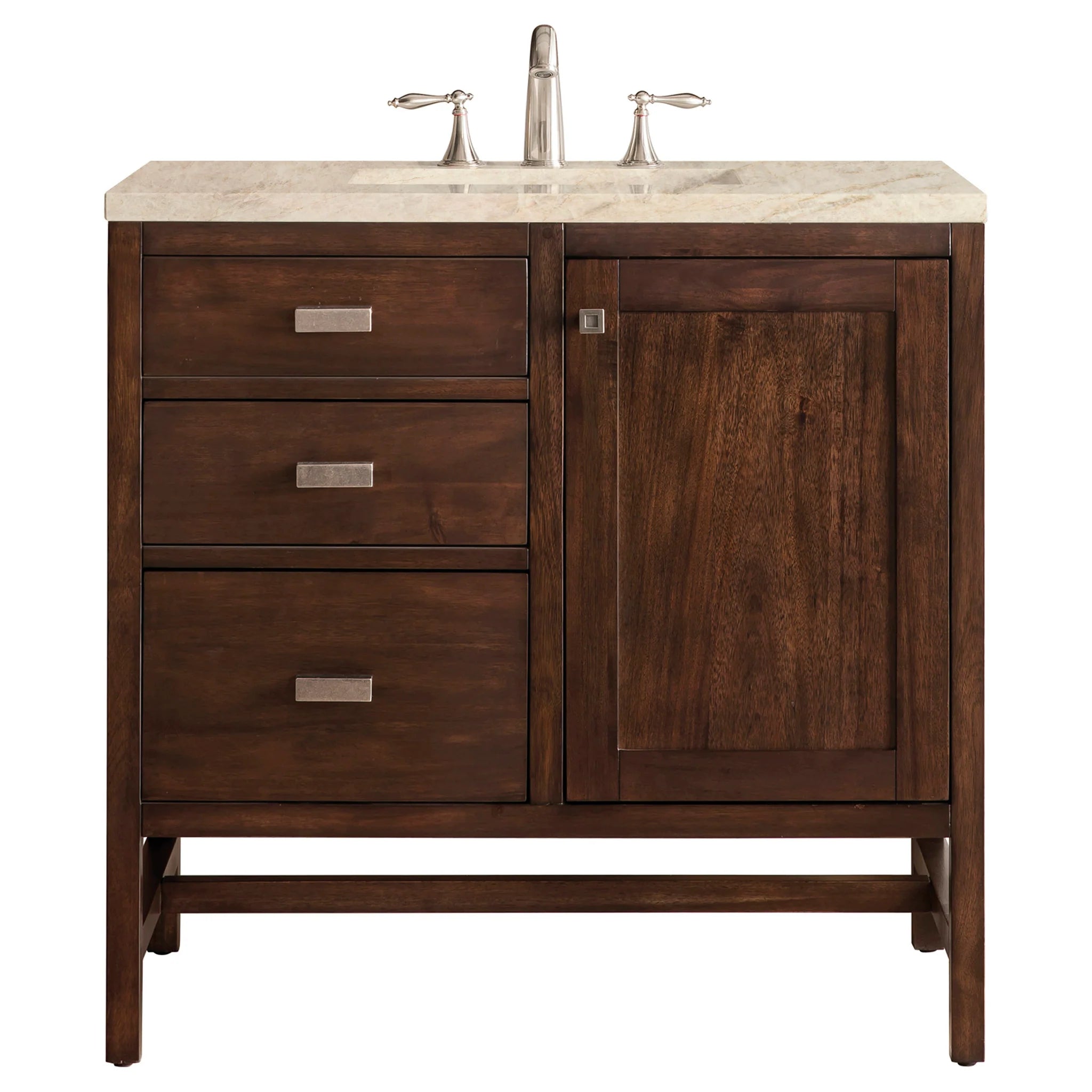 36-addison-single-vanity-cabinet-in-mid-century-acacia-by-james-martin-vanities-e444-v36-mca-tajnar-eclos-zero-silica image