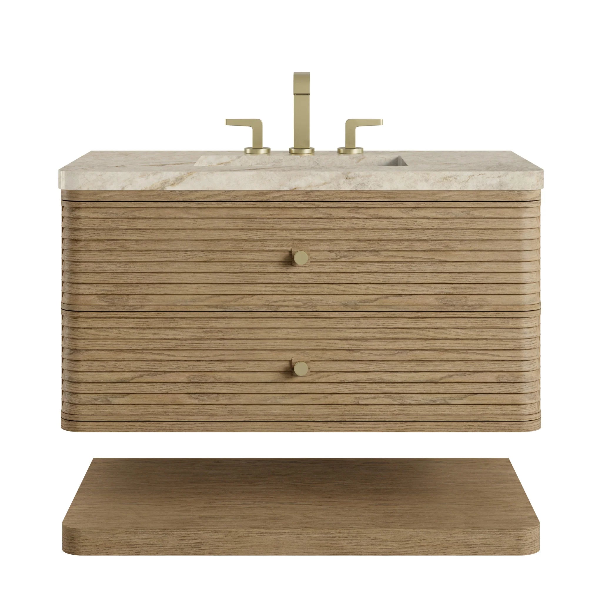 36" Allamari Single Vanity in Dune Mist by James Martin Vanities-Tajnar Eclos