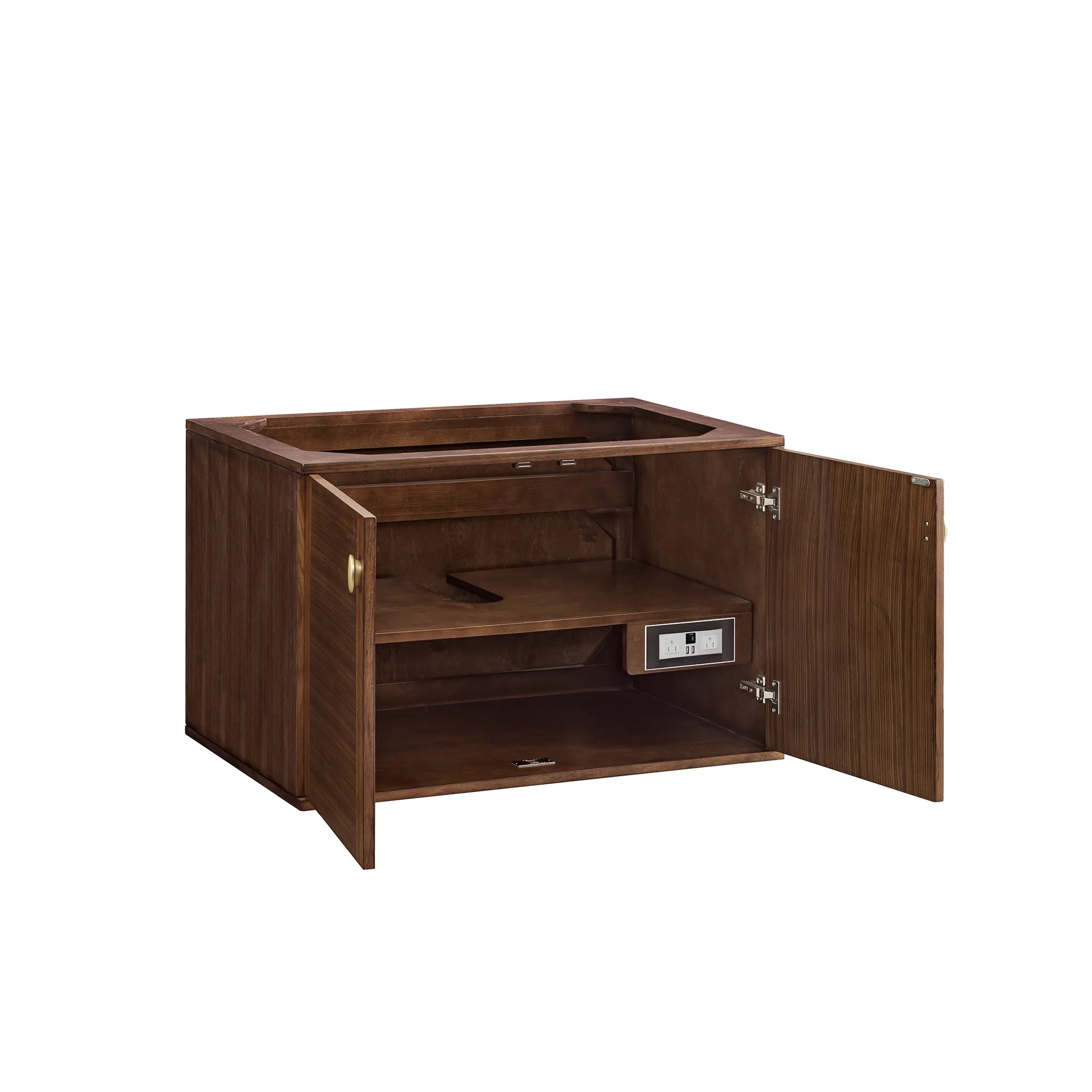 36" Amberly Single Vanity in Mid-Century Walnut-Cabinet Only-Not Available image 10