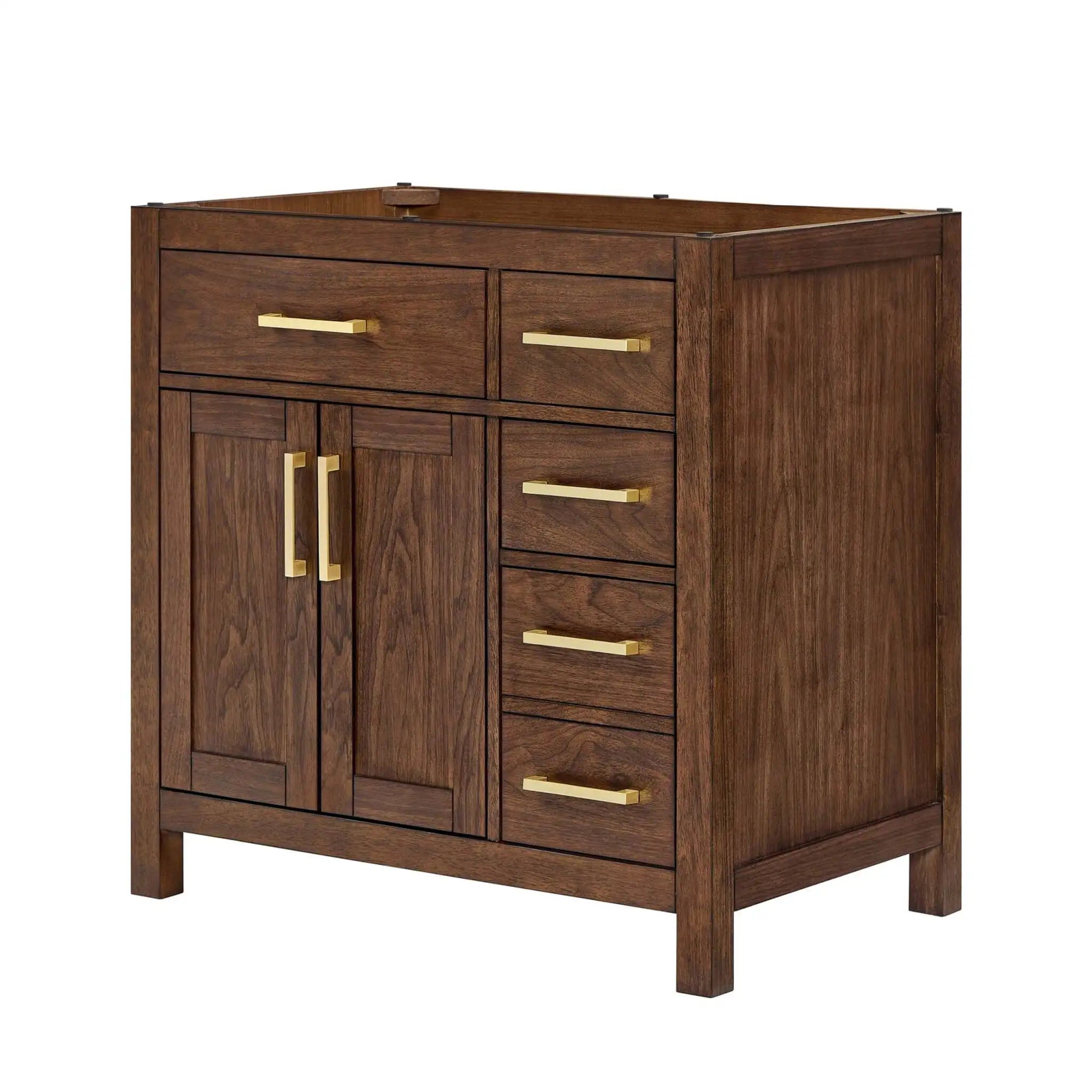 36-beckett-single-bathroom-vanity-offset-in-dark-walnut-with-brushed-gold-trim-cabinet-only-no-sink image