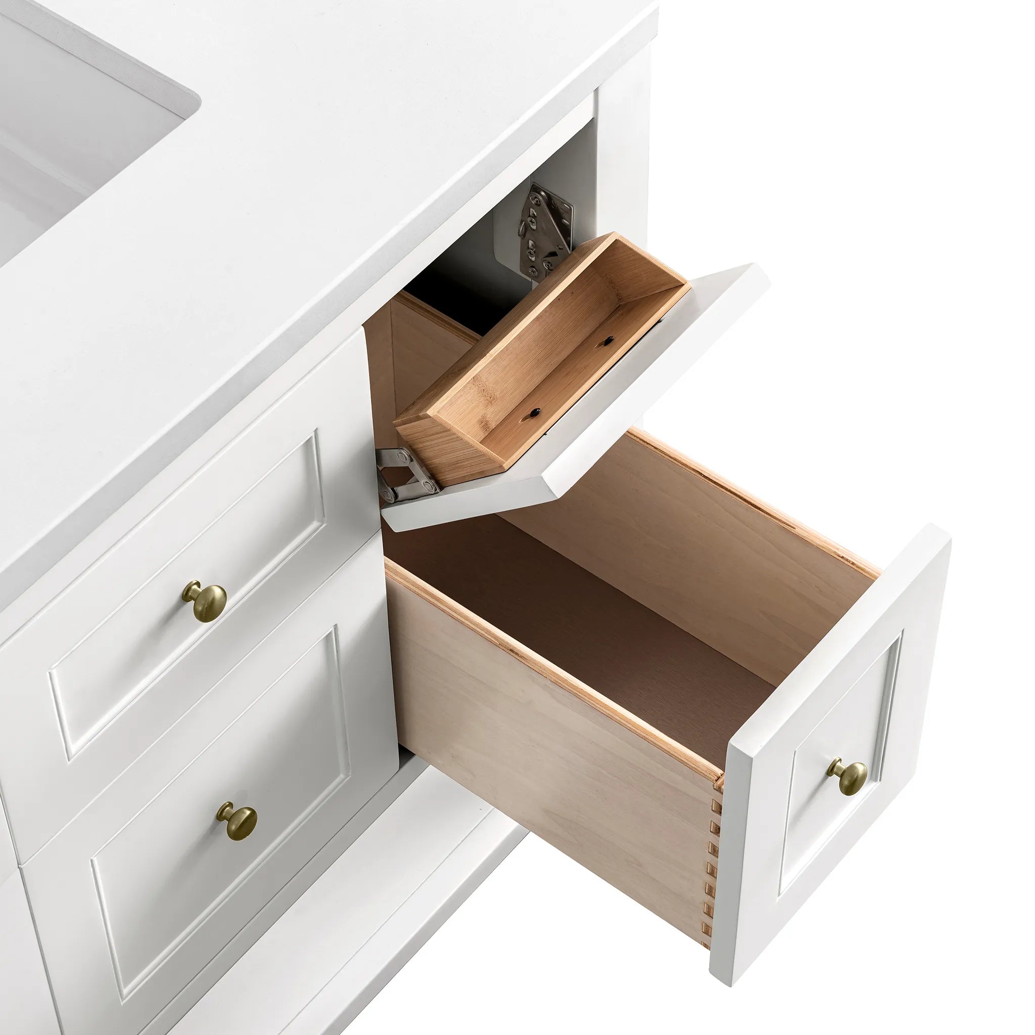 36" Breckenridge Single Vanity in Bright White-Cabinet Only-Not Available image 8