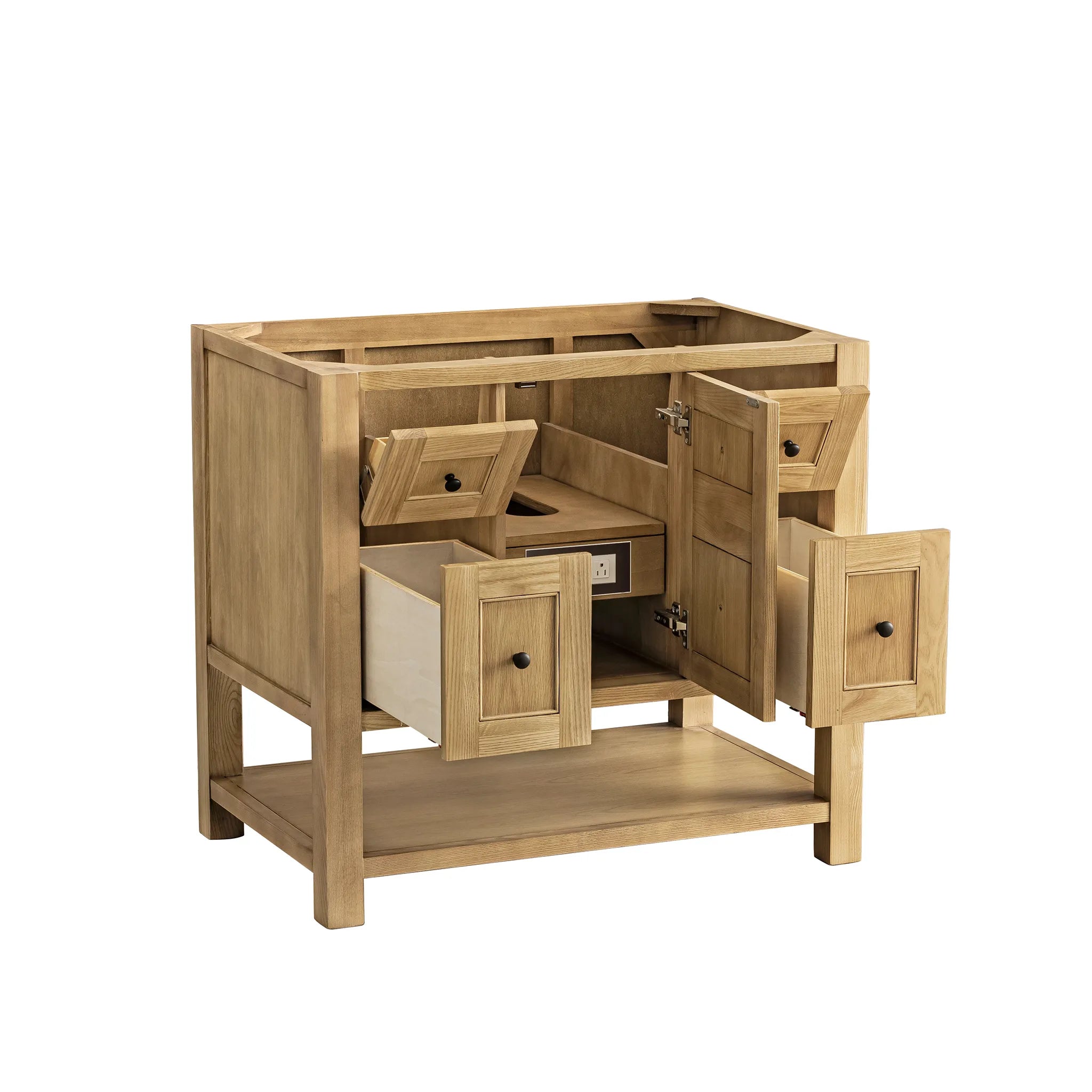 36" Breckenridge Single Vanity in Light Natural Oak-Cabinet Only-Not Available image 2