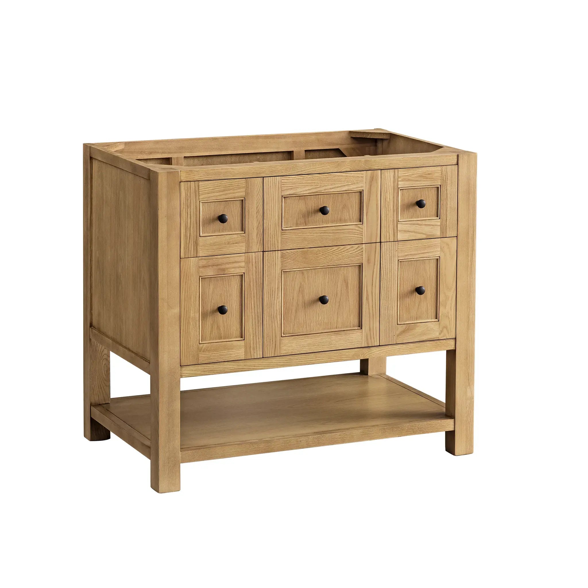 36" Breckenridge Single Vanity in Light Natural Oak-Cabinet Only-Not Available image