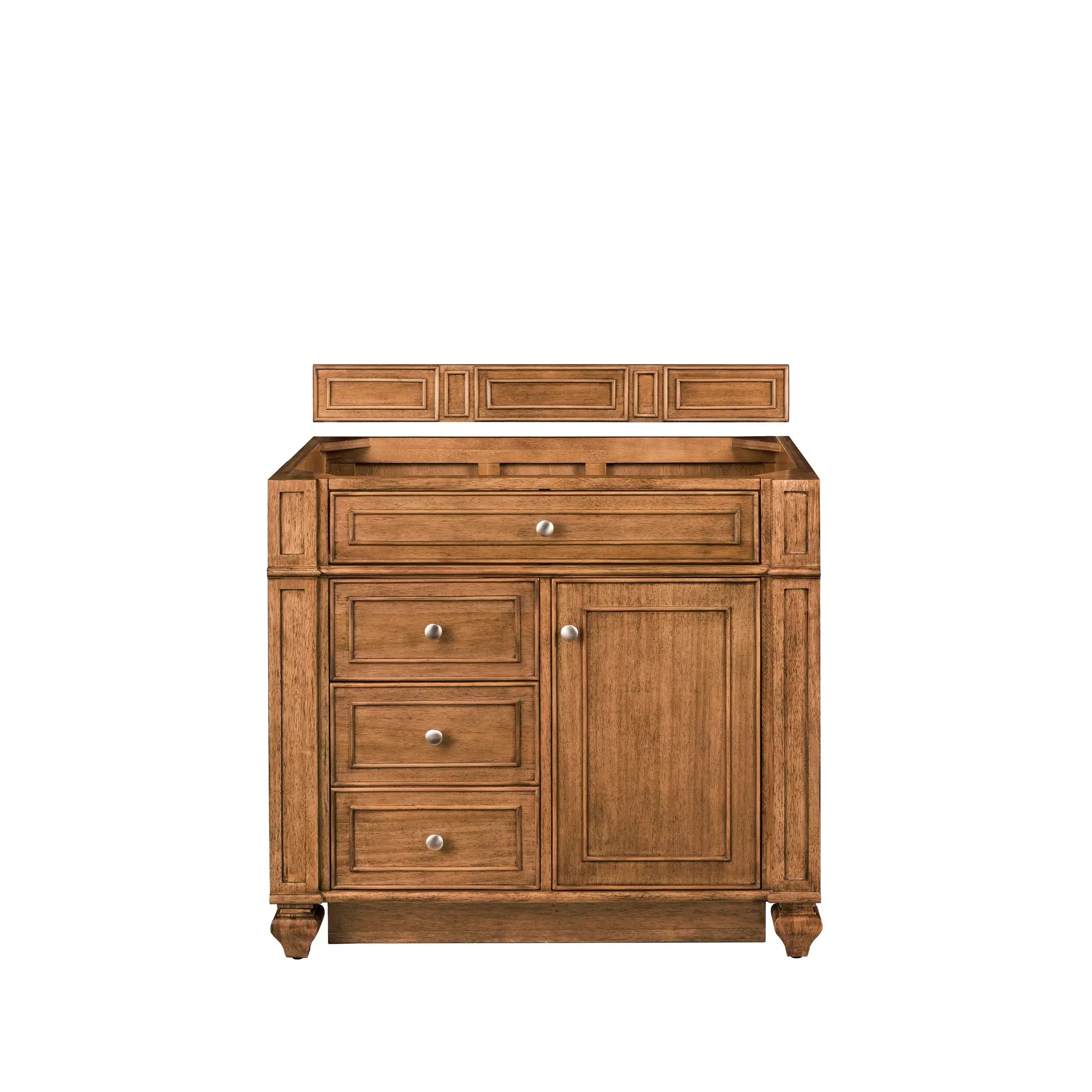 36" Bristol Single Vanity in Saddle Brown-Cabinet Only-Not Available image
