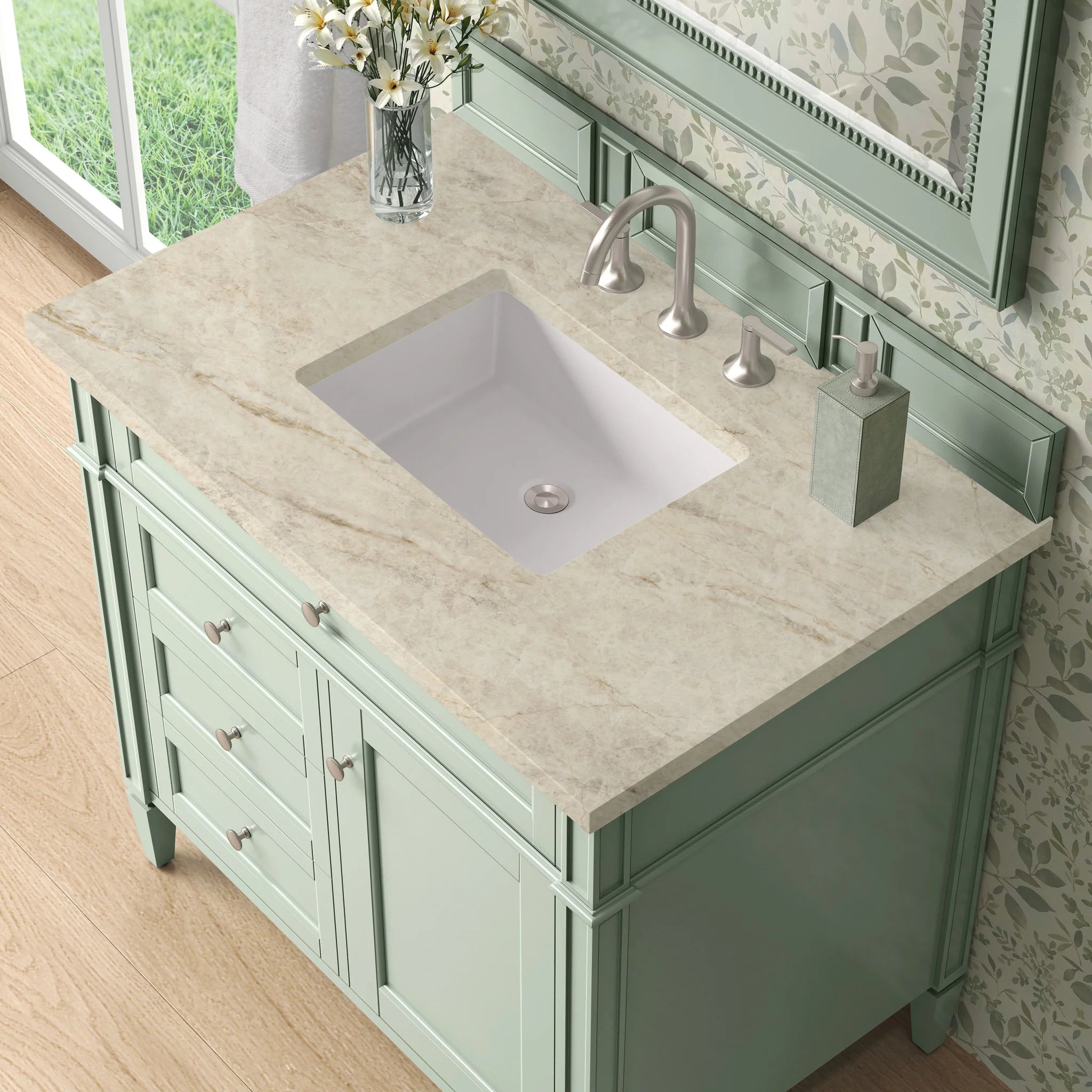 36-brittany-single-vanity-in-sage-green-by-james-martin-vanities-tajnar-eclos-zero-silica image 4