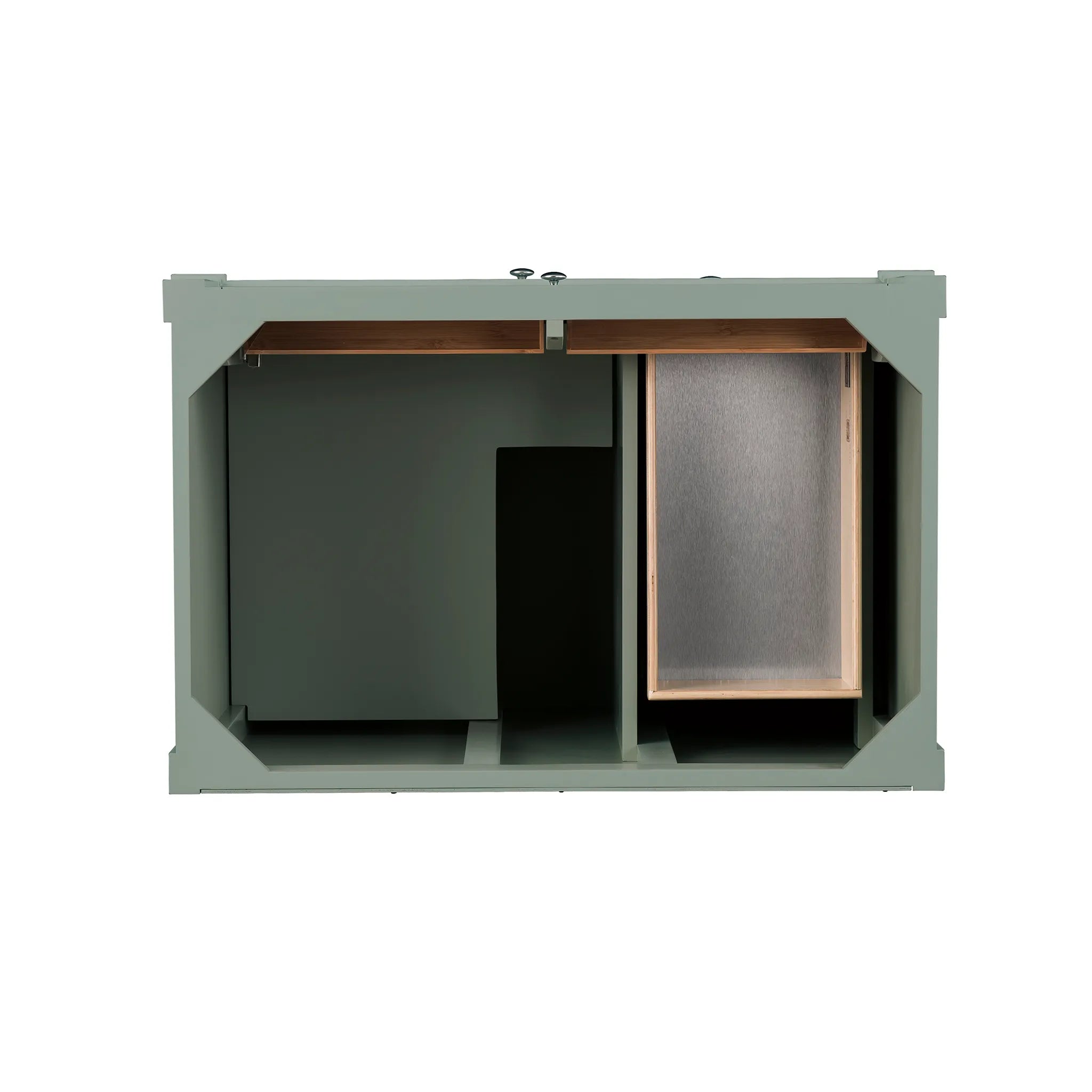 36" Brittany Single Vanity in Smokey Celadon-Cabinet Only-Not Available image 1