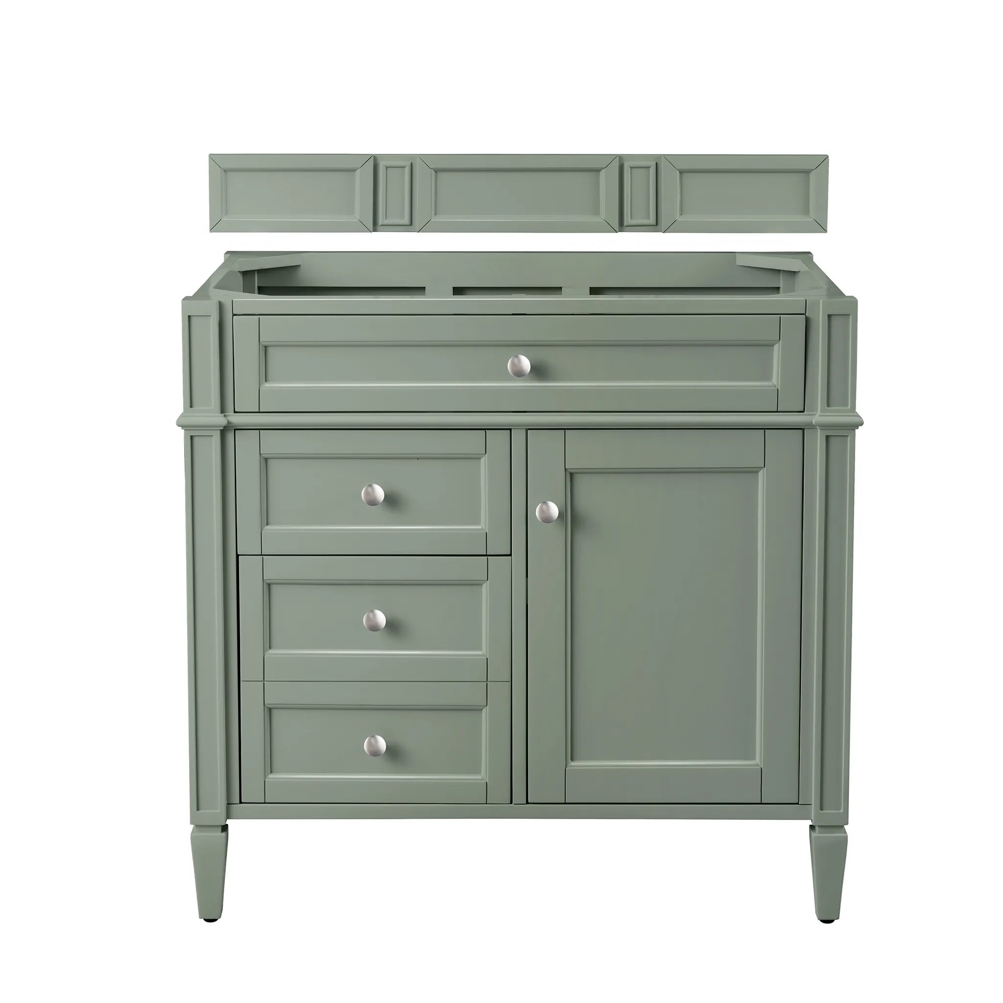 36" Brittany Single Vanity in Smokey Celadon-Cabinet Only-Not Available image