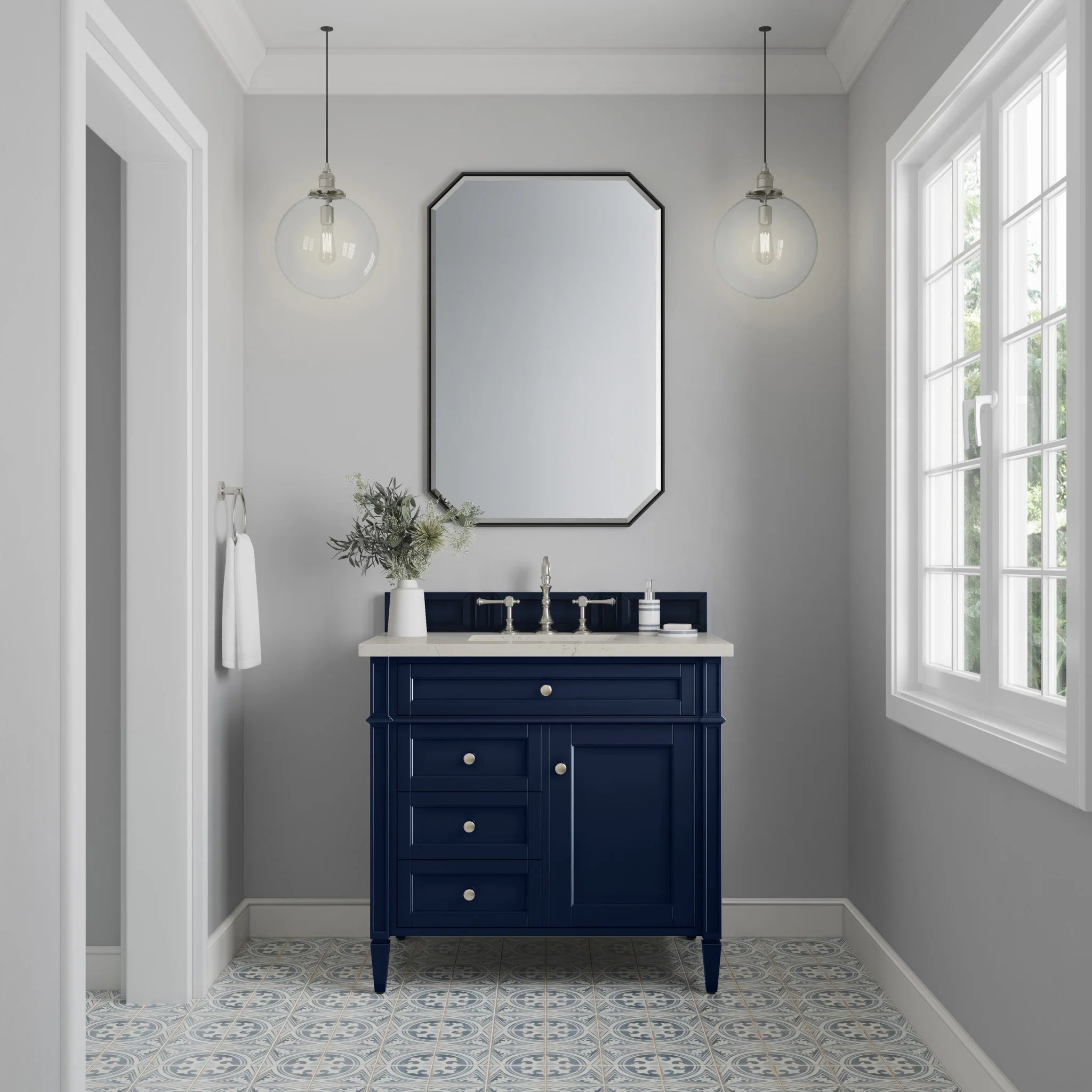 36-brittany-single-vanity-in-victory-blue-by-james-martin-vanities-siberian-silestone image 1