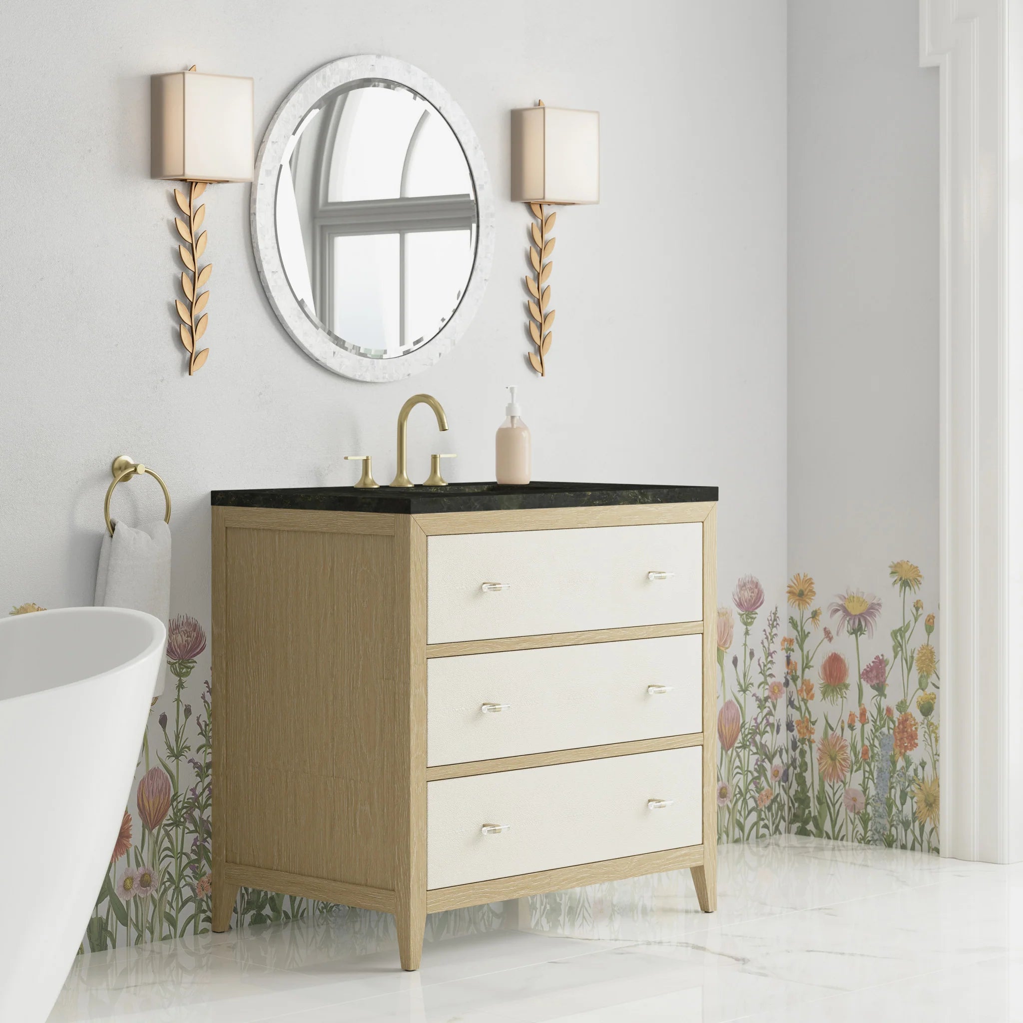 36-celeste-single-vanity-in-sunwashed-oak-with-embossed-shagreen-by-james-martin-vanities-phantome-eclos-zero-silica image 12
