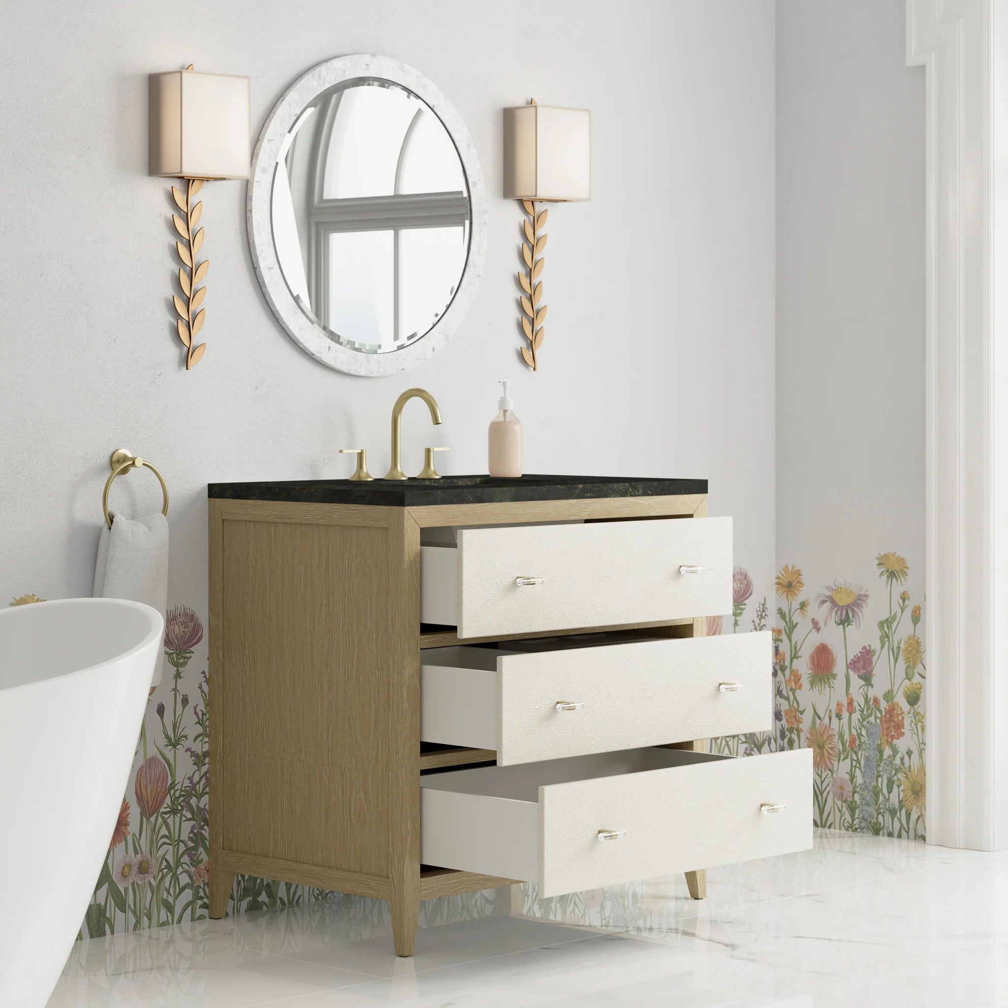 36-celeste-single-vanity-in-sunwashed-oak-with-embossed-shagreen-by-james-martin-vanities-phantome-eclos-zero-silica image 13