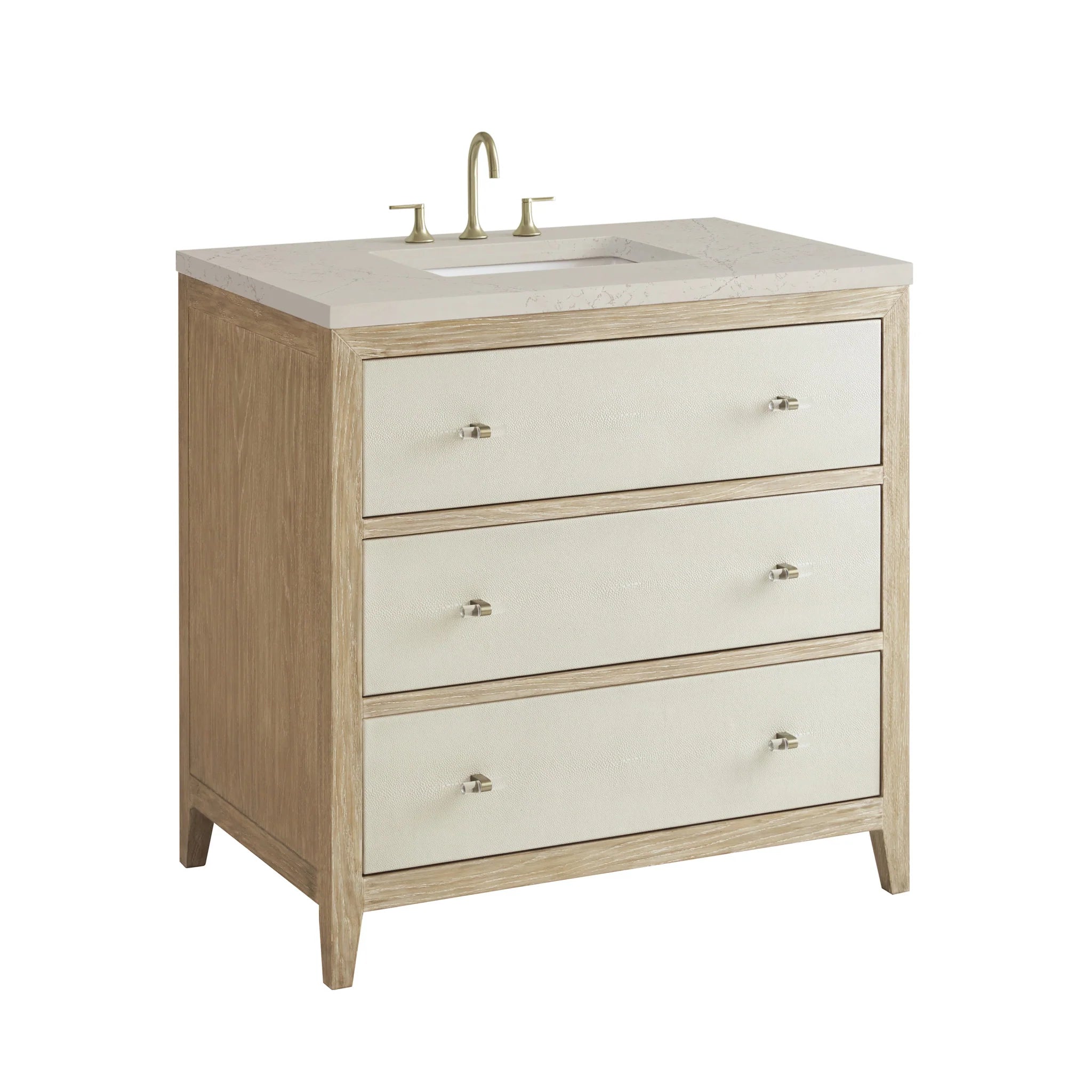 36-celeste-single-vanity-in-sunwashed-oak-with-embossed-shagreen-by-james-martin-vanities-siberian-silestone image 5