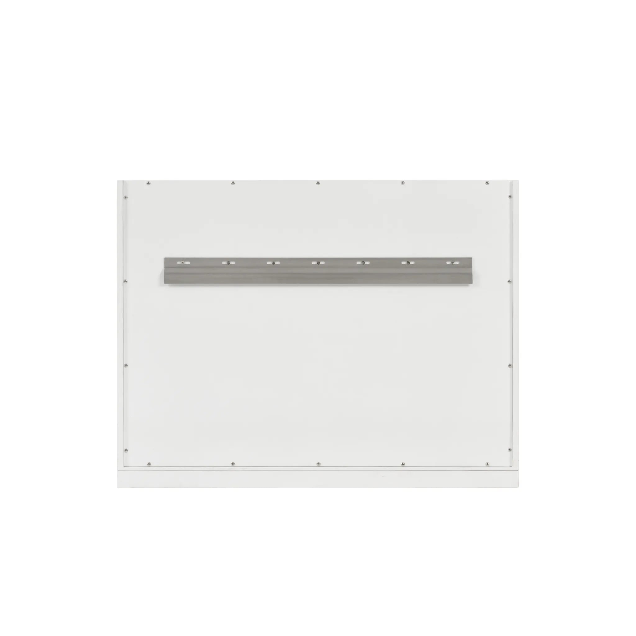 36" Chicago Single Vanity in Glossy White-Eternal Jasmine Pearl Silestone-8" Widespread image 11